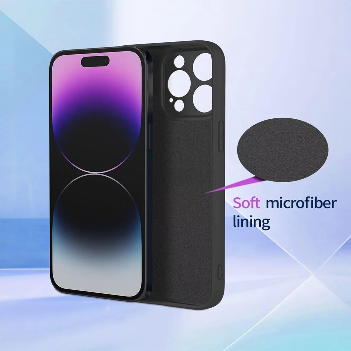 کاور HuDie برای Nothing Phone (3)، طرح فانتزی، بسیار نازک، سیلیکونی مایع نرم، کاور ابریشمی، محافظت کامل از بدنه با ضربه‌گیر TPU ممتاز