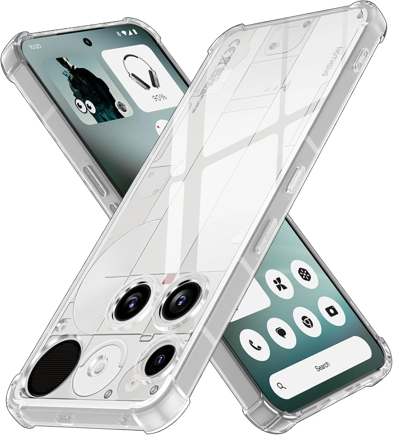 کاور ژله ای فوق نازک گوشی ناتینگ فون 3، کاور محافظ نرم سیلیکونی TPU - شفاف