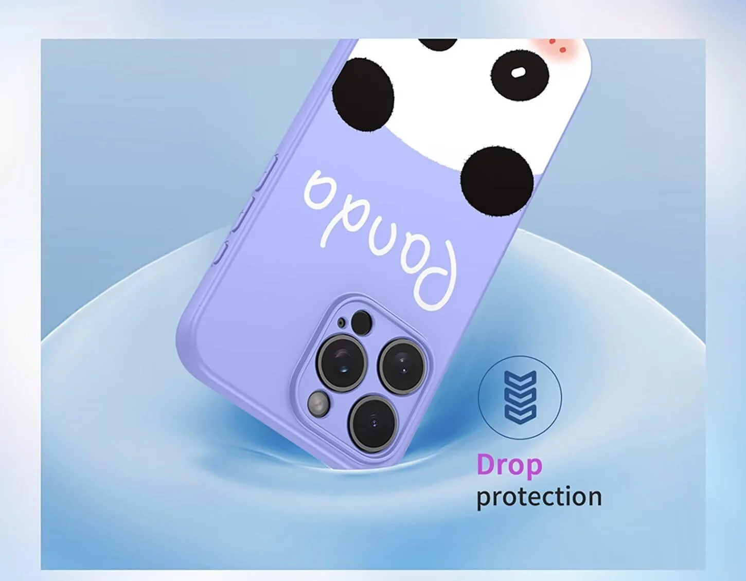 قاب محافظ سیلیکونی نرم و نازک طرح گل و گیاه یا پاندا مناسب برای ناتینگ فون (3) - ضد ضربه و زیبا (بنفش A02)