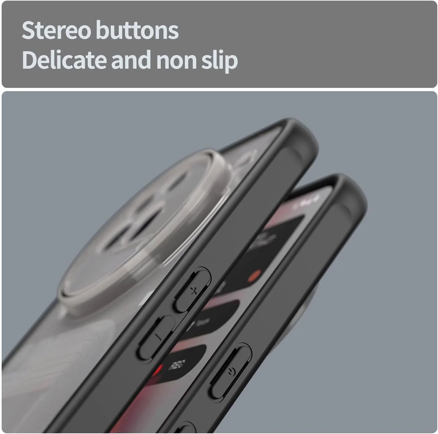 قاب محافظ فوق العاده نازک بوریا برای ناتینگ فون (3a) پرو، ضد ضربه، نیمه شفاف، مات، سیلیکونی نرم ممتاز TPU + پوشش سپر PC، قاب لوکس ساده و سبک وزن و ابریشمی. مشکی قاب محافظ فوق العاده نازک بوریا برای ناتینگ فون (3a) پرو، ضد ضربه، نیمه شفاف، مات، سیلیکونی نرم ممتاز TPU + پوشش سپر PC، قاب لوکس ساده و سبک وزن و ابریشمی. مشکی