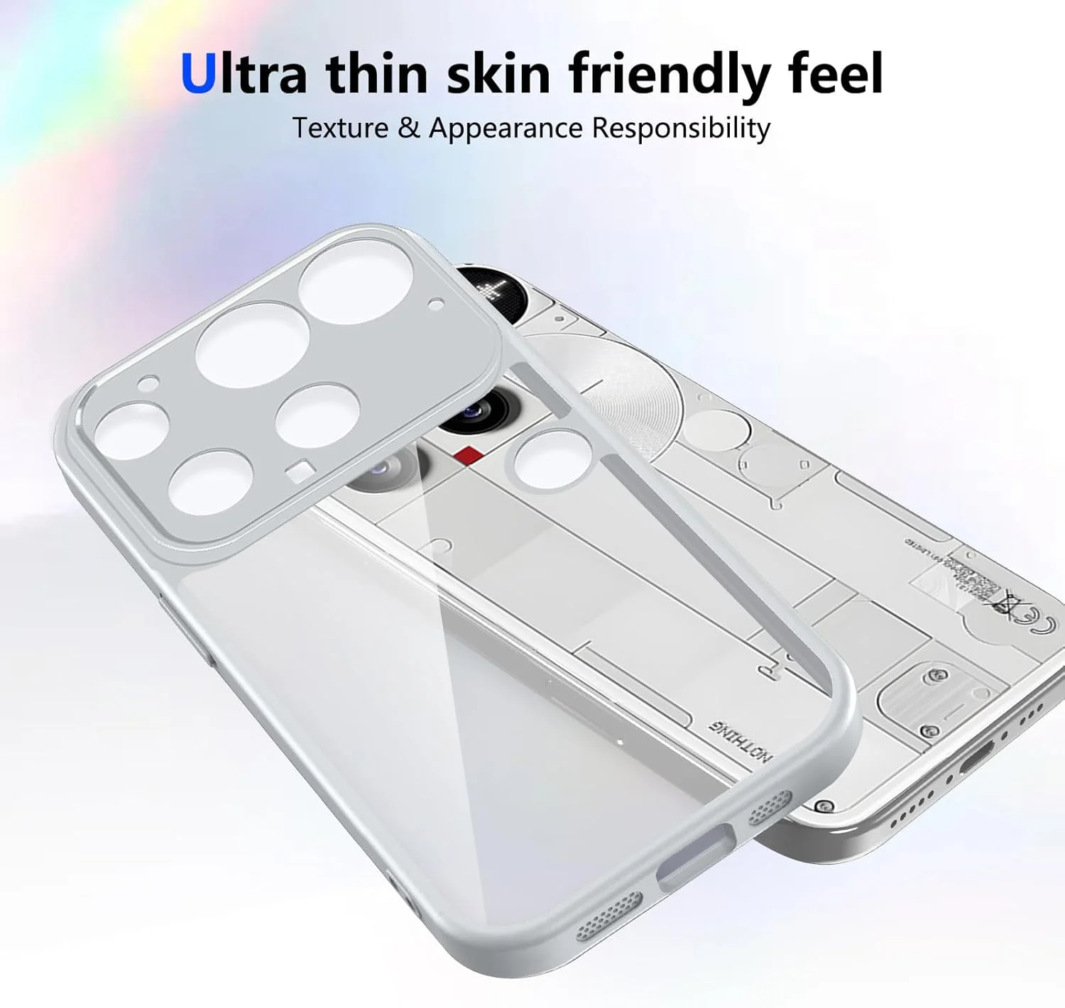 کاور محافظ گوشی ناتینگ فون 3 مدل KQXG - پشت PC شفاف با لبه های سیلیکونی، ضد ضربه و مقاوم در برابر سقوط - خاکستری کاور محافظ گوشی ناتینگ فون 3 مدل KQXG - پشت PC شفاف با لبه های سیلیکونی، ضد ضربه و مقاوم در برابر سقوط - خاکستری