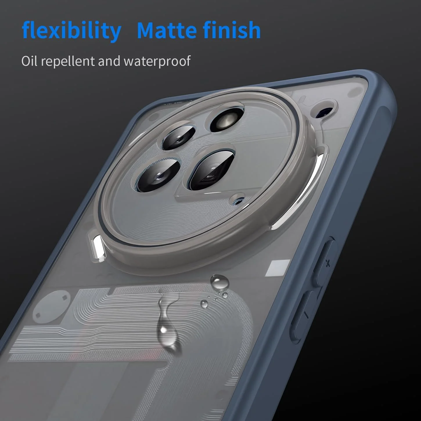 قاب محافظ گوشی آیلینگ مناسب برای ناتینگ فون (3a) پرو، سازگار با شارژ مغناطیسی، کاور بسیار نازک و مات PC سخت نیمه شفاف، بامپر TPU ضد ضربه سیلیکونی نرم (آبی) قاب محافظ گوشی آیلینگ مناسب برای ناتینگ فون (3a) پرو، سازگار با شارژ مغناطیسی، کاور بسیار نازک و مات PC سخت نیمه شفاف، بامپر TPU ضد ضربه سیلیکونی نرم (آبی)