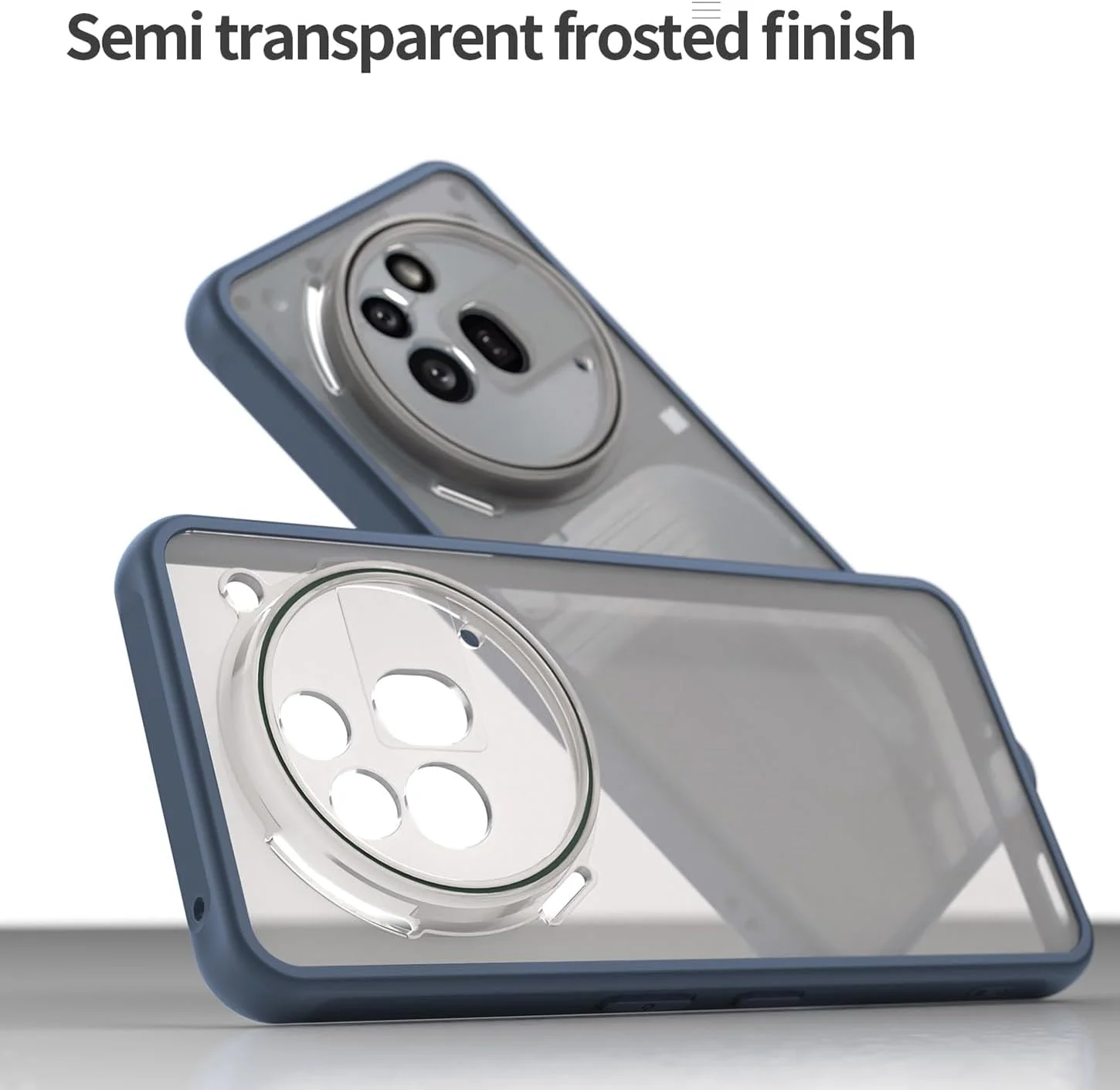 قاب محافظ گوشی آیلینگ مناسب برای ناتینگ فون (3a) پرو، سازگار با شارژ مغناطیسی، کاور بسیار نازک و مات PC سخت نیمه شفاف، بامپر TPU ضد ضربه سیلیکونی نرم (آبی) قاب محافظ گوشی آیلینگ مناسب برای ناتینگ فون (3a) پرو، سازگار با شارژ مغناطیسی، کاور بسیار نازک و مات PC سخت نیمه شفاف، بامپر TPU ضد ضربه سیلیکونی نرم (آبی)