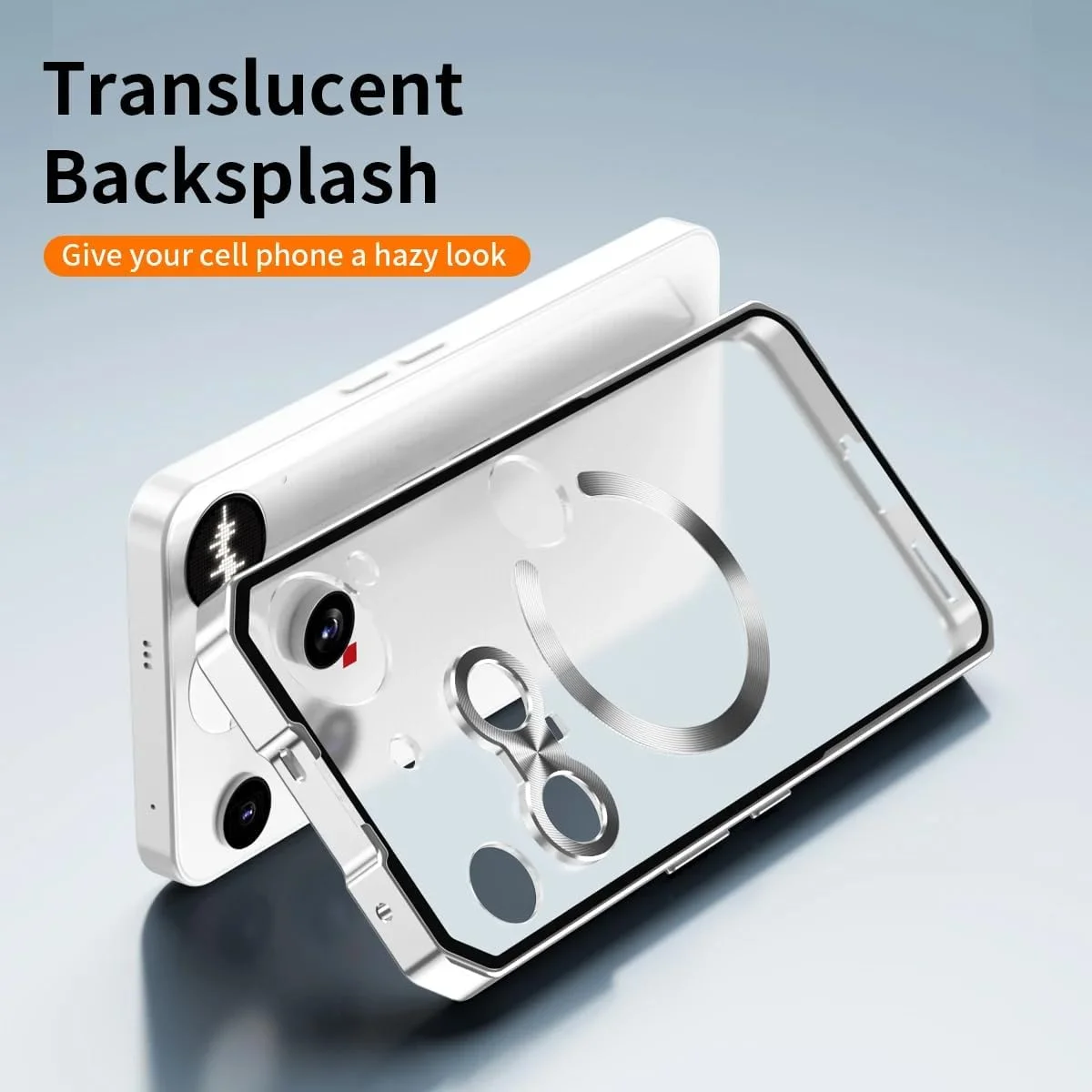 قاب مغناطیسی Gruattreay برای Nothing Phone (3)، فریم آلیاژی کشویی با پوشش پشتی مات و نیمه شفاف ضد اثر انگشت، پشتیبانی از شارژ بیسیم (مشکی) قاب مغناطیسی Gruattreay برای Nothing Phone (3)، فریم آلیاژی کشویی با پوشش پشتی مات و نیمه شفاف ضد اثر انگشت، پشتیبانی از شارژ بیسیم (مشکی)