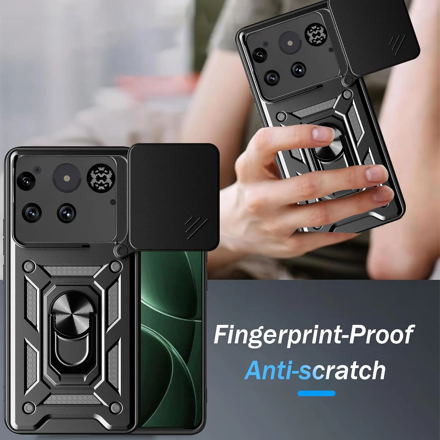 کاور گوشی ناتینگ فون (3) ESHUYI با پوشش کشویی لنز و استند چرخشی، ضد ضربه و سازگار با هولدر مغناطیسی خودرو، آبی کاور گوشی ناتینگ فون (3) ESHUYI با پوشش کشویی لنز و استند چرخشی، ضد ضربه و سازگار با هولدر مغناطیسی خودرو، آبی