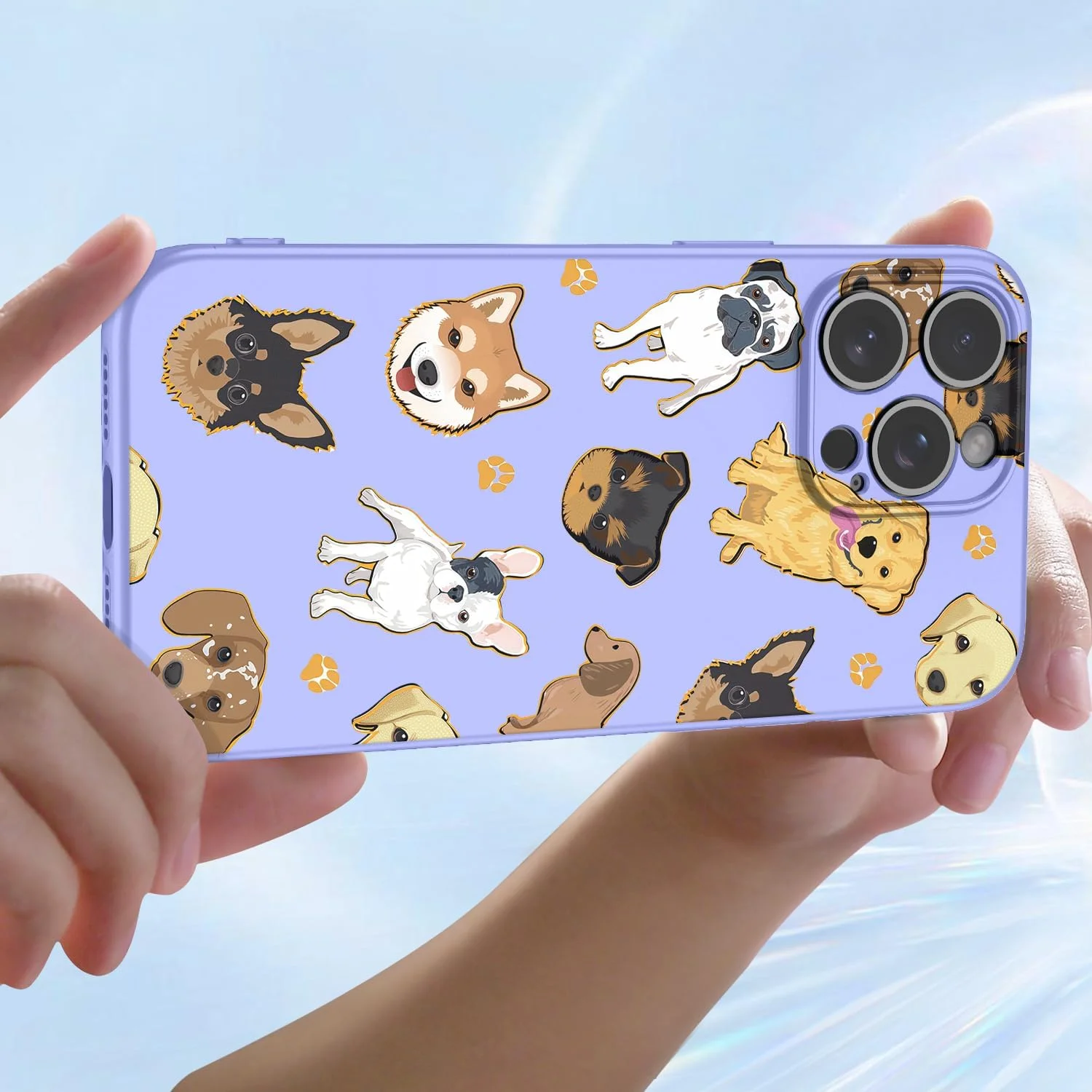 قاب گوشی برای ناتینگ فون 1، قاب ناتینگ فون 1 A063، طرح سگ بامزه، محافظ باریک، کاور گوشی TPU نرم برای ناتینگ فون 1، سگ بنفش قاب گوشی برای ناتینگ فون 1، قاب ناتینگ فون 1 A063، طرح سگ بامزه، محافظ باریک، کاور گوشی TPU نرم برای ناتینگ فون 1، سگ بنفش