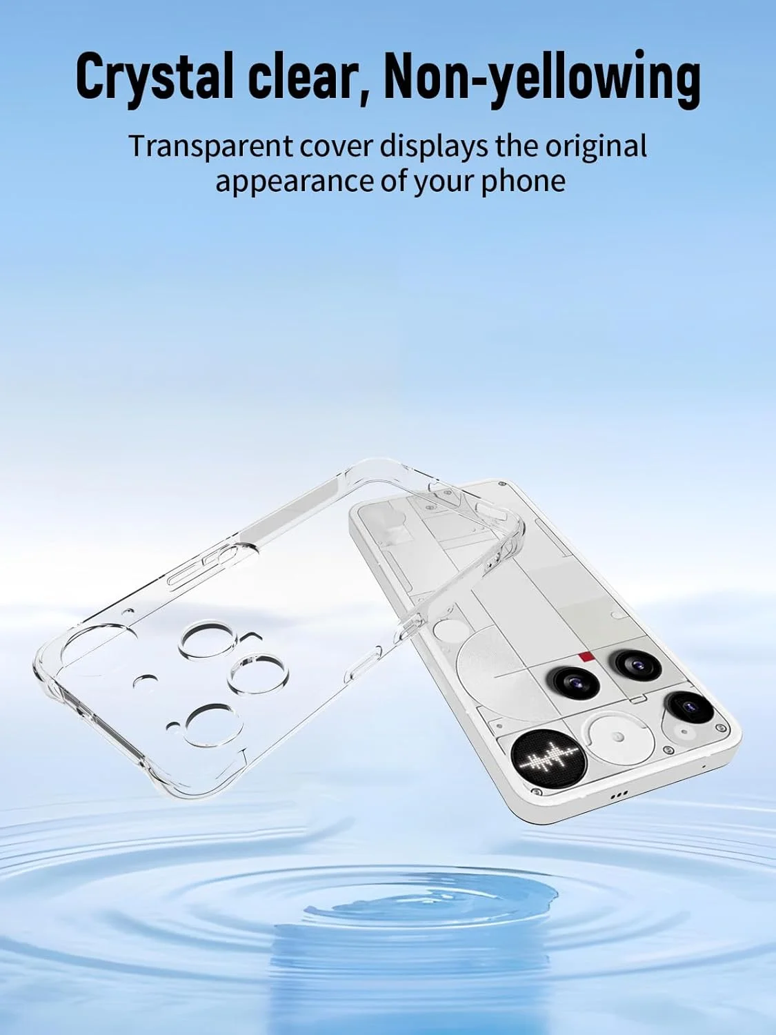 کاور شفاف گوشی موبایل ناتینگ فون (3)، کاور TPU انعطاف پذیر با ایربگ، مقاوم در برابر ضربه و خراش و ضد زردی (شفاف) کاور شفاف گوشی موبایل ناتینگ فون (3)، کاور TPU انعطاف پذیر با ایربگ، مقاوم در برابر ضربه و خراش و ضد زردی (شفاف)