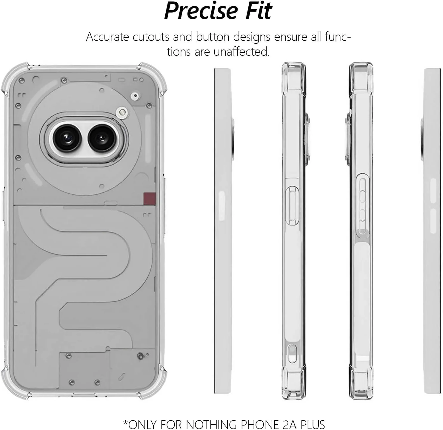 کاور محافظ گوشی ناتینگ فون 2a پلاس - TPU شفاف، کاور ضربه گیر سازگار با ناتینگ فون 2a پلاس کاور محافظ گوشی ناتینگ فون 2a پلاس - TPU شفاف، کاور ضربه گیر سازگار با ناتینگ فون 2a پلاس