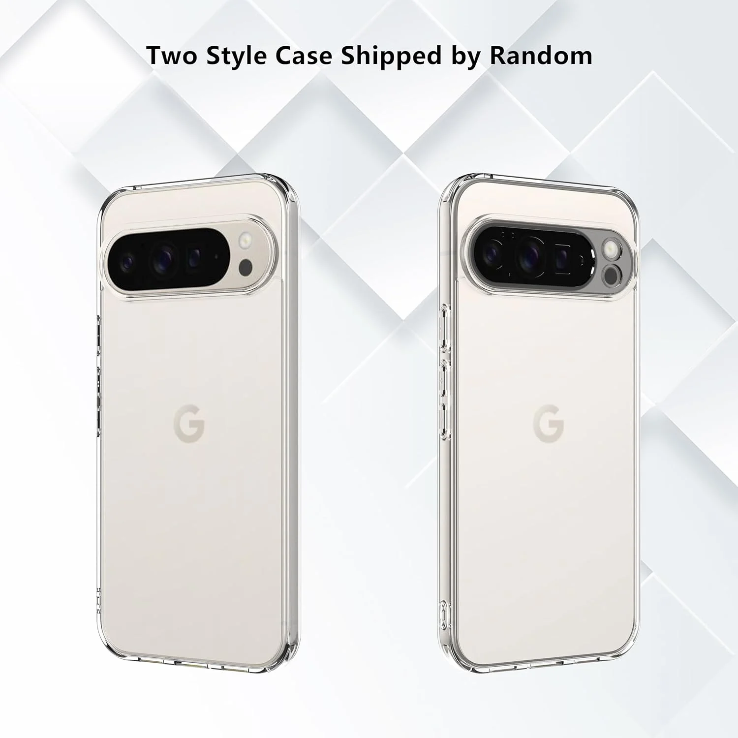 کاور آنووکوا برای گوگل پیکسل 10 پرو ایکس ال به همراه 2 عدد محافظ صفحه نمایش، کاور باریک ترکیبی از جنس TPU و PC اکریلیک، ضد زردی، محافظ کریستالی شفاف و سخت، ضد ضربه