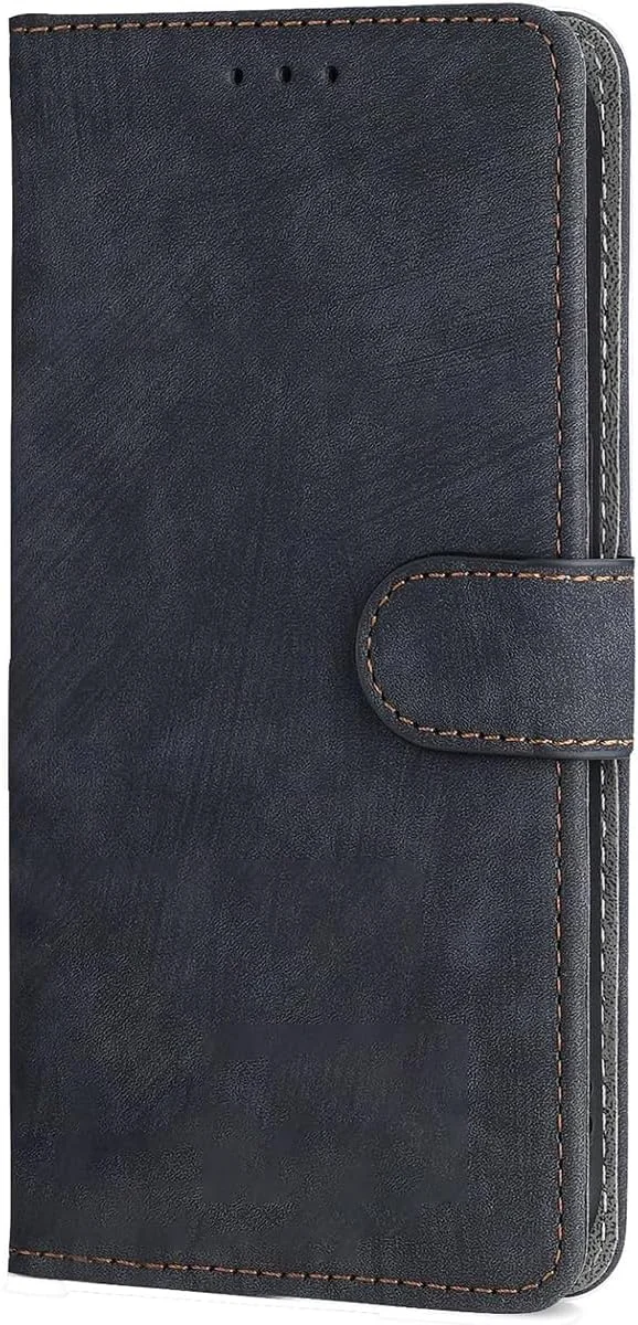 کیف چرمی برای ناتینگ فون 3a Pro، کیف ضد ضربه با محافظت RFID، کیف با بست مغناطیسی، دارای پوشش محافظ TPU داخلی - مشکی