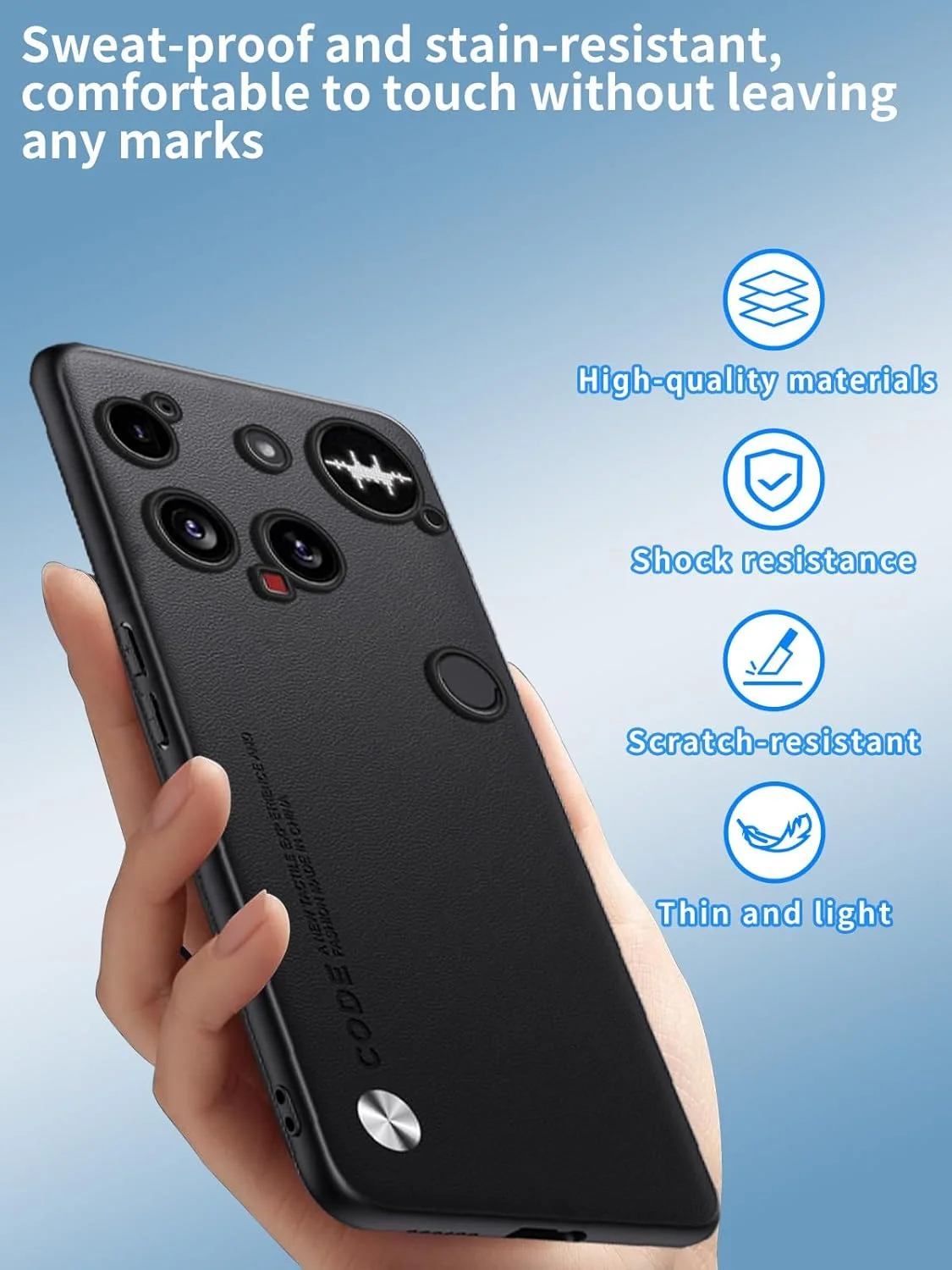 قاب محافظ گوشی نوکیاجو برای ناتینگ فون 3، قاب محافظ گوشی، ضد افتادن، جذب شوک، محافظت جامع، جلد سخت چرمی PC، پوشش محافظ برای ناتینگ فون 3 (مشکی) قاب محافظ گوشی نوکیاجو برای ناتینگ فون 3، قاب محافظ گوشی، ضد افتادن، جذب شوک، محافظت جامع، جلد سخت چرمی PC، پوشش محافظ برای ناتینگ فون 3 (مشکی)