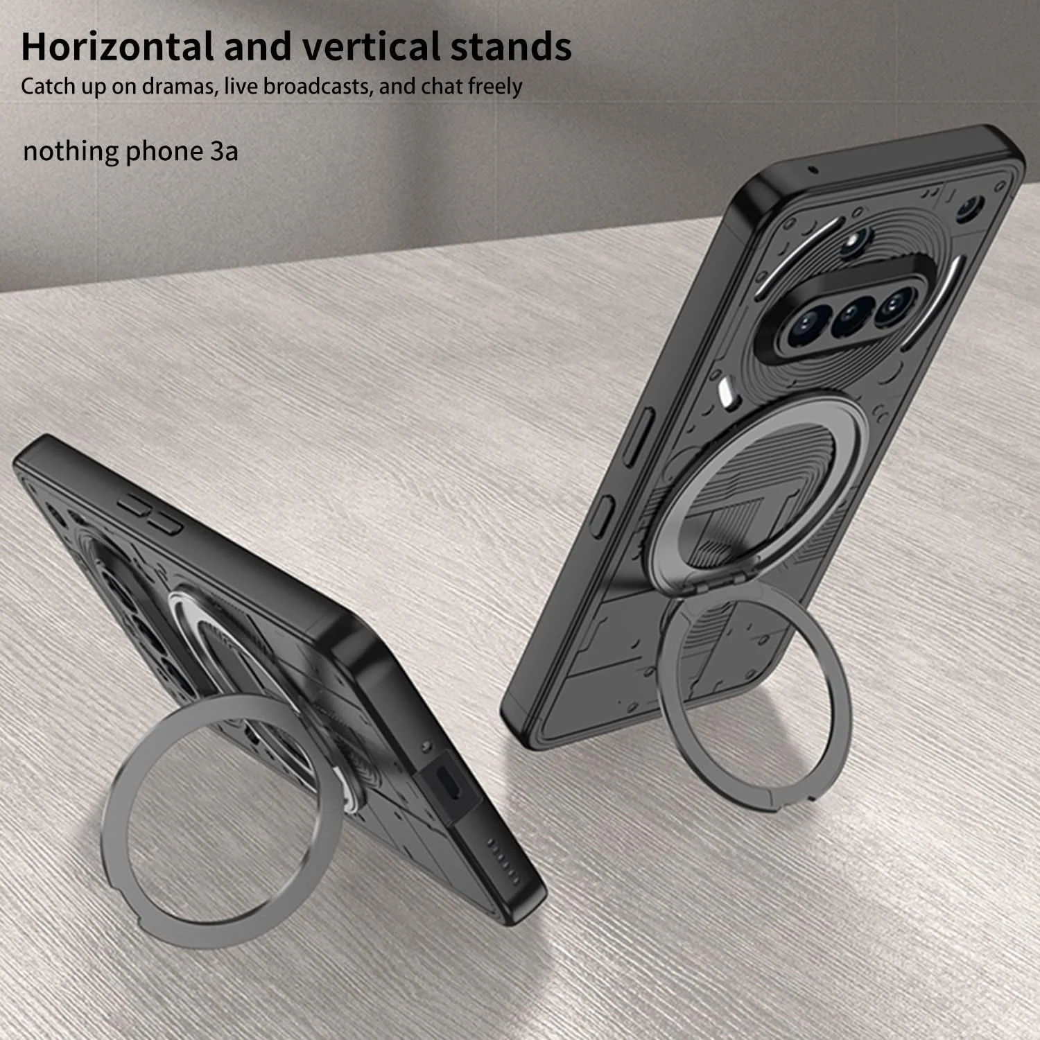 کاور مغناطیسی ioiFour با استند انگشتی برای ناتینگ فون 3a، سازگار با مگسیف، محافظت در برابر ضربه و سقوط (خاکستری، ناتینگ فون 3a) کاور مغناطیسی ioiFour با استند انگشتی برای ناتینگ فون 3a، سازگار با مگسیف، محافظت در برابر ضربه و سقوط (خاکستری، ناتینگ فون 3a)