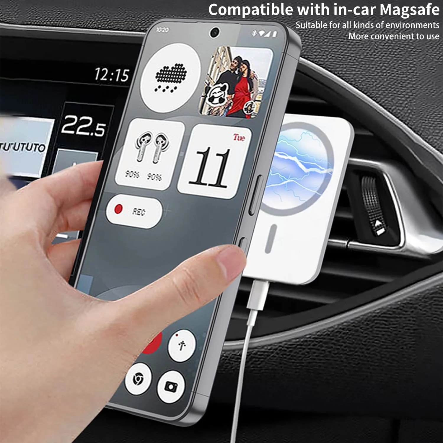 کاور مغناطیسی ioiFour با استند انگشتی برای ناتینگ فون 3a، سازگار با مگسیف، محافظت در برابر ضربه و سقوط (خاکستری، ناتینگ فون 3a) کاور مغناطیسی ioiFour با استند انگشتی برای ناتینگ فون 3a، سازگار با مگسیف، محافظت در برابر ضربه و سقوط (خاکستری، ناتینگ فون 3a)