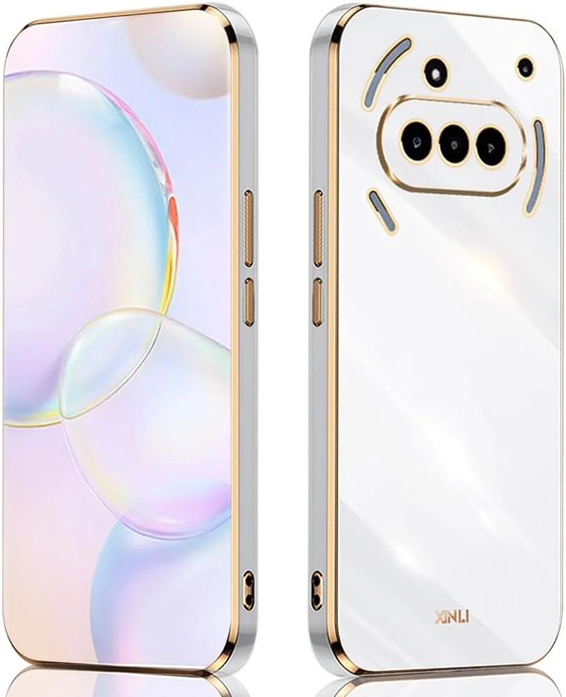 کاور محافظ گوشی ناتینگ فون (3a) مدل SEAHAI، فوق العاده نازک، طراحی زیبا با روکش آبکاری شده، کاور ژله ای TPU مقاوم در برابر ضربه، سفید کاور محافظ گوشی ناتینگ فون (3a) مدل SEAHAI، فوق العاده نازک، طراحی زیبا با روکش آبکاری شده، کاور ژله ای TPU مقاوم در برابر ضربه، سفید