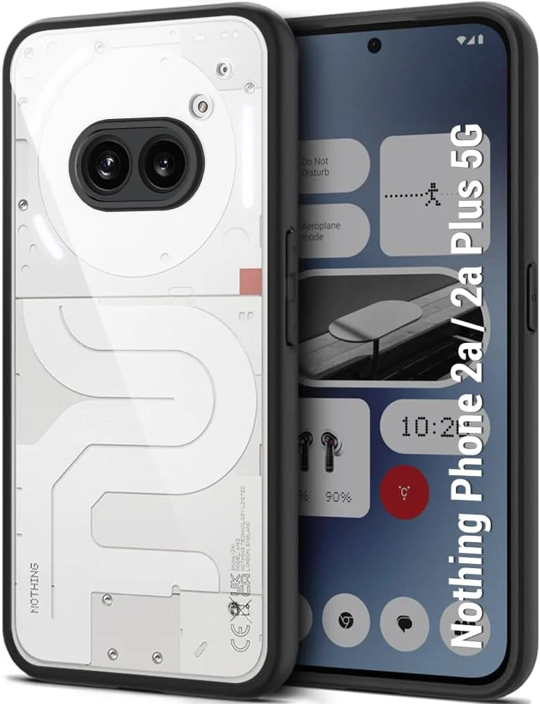 کاور محافظ ضد ضربه TheGiftKart Ultra-Hybrid مناسب برای Nothing Phone 2a / 2a Plus 5G | محافظت از دوربین | کاور پشتی سخت برای Nothing Phone 2A (PC & TPU، پشتی شفاف کریستالی، کناره های مشکی) کاور محافظ ضد ضربه TheGiftKart Ultra-Hybrid مناسب برای Nothing Phone 2a / 2a Plus 5G | محافظت از دوربین | کاور پشتی سخت برای Nothing Phone 2A (PC & TPU، پشتی شفاف کریستالی، کناره های مشکی)