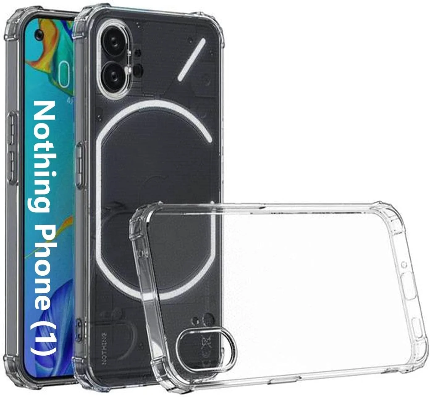 کاور محافظ گوشی ناتینگ فون 1 مدل ایربگ با محافظت فوق العاده، نرم و شفاف به همراه محافظ دوربین کاور محافظ گوشی ناتینگ فون 1 مدل ایربگ با محافظت فوق العاده، نرم و شفاف به همراه محافظ دوربین