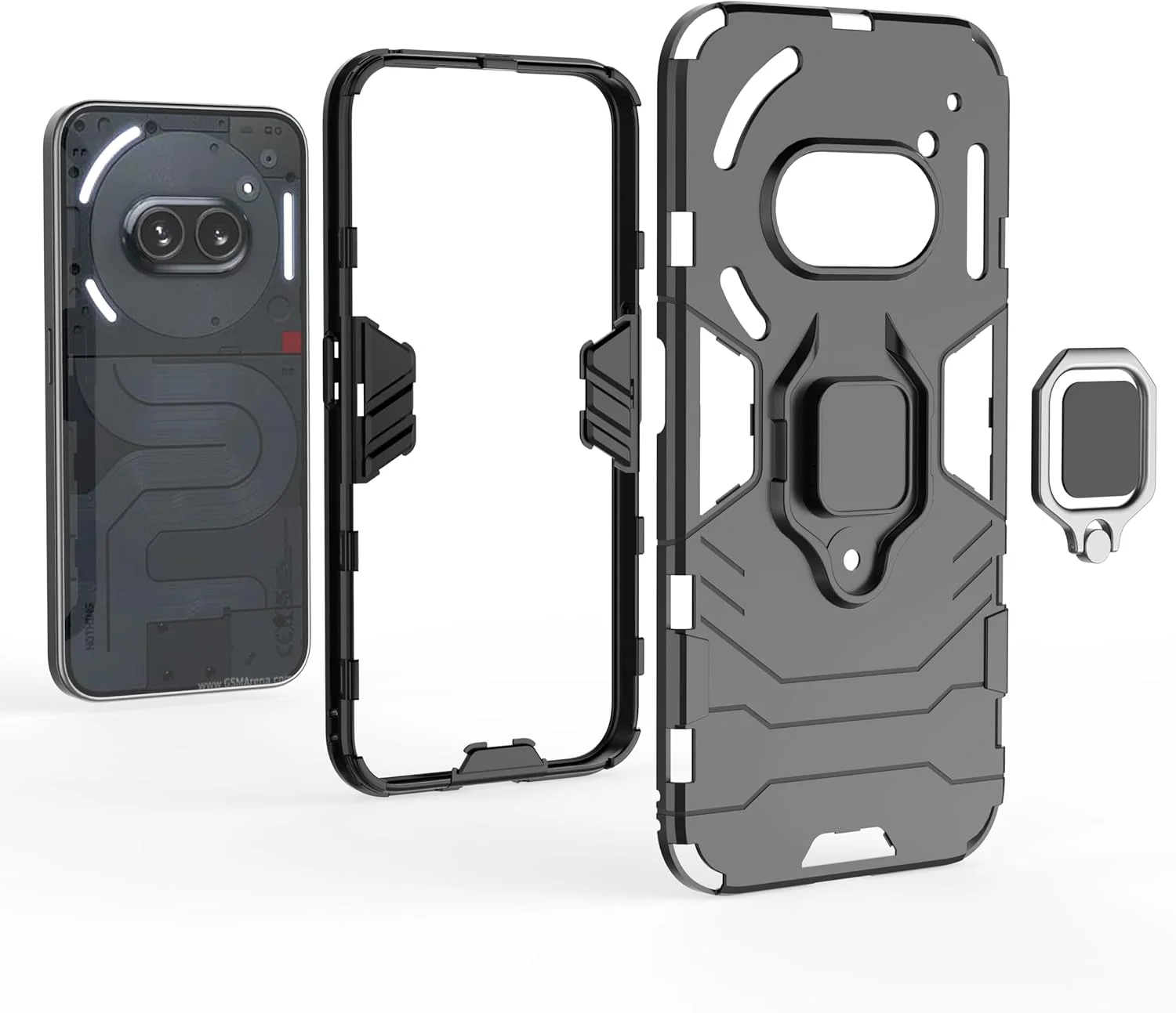 قاب محافظ گوشی ناتینگ فون (2a)، مقاوم در برابر ضربه و خط و خش، طراحی باریک و محکم، دارای حلقه، سازگار با ناتینگ فون 2a، رنگ آبی HB قاب محافظ گوشی ناتینگ فون (2a)، مقاوم در برابر ضربه و خط و خش، طراحی باریک و محکم، دارای حلقه، سازگار با ناتینگ فون 2a، رنگ آبی HB