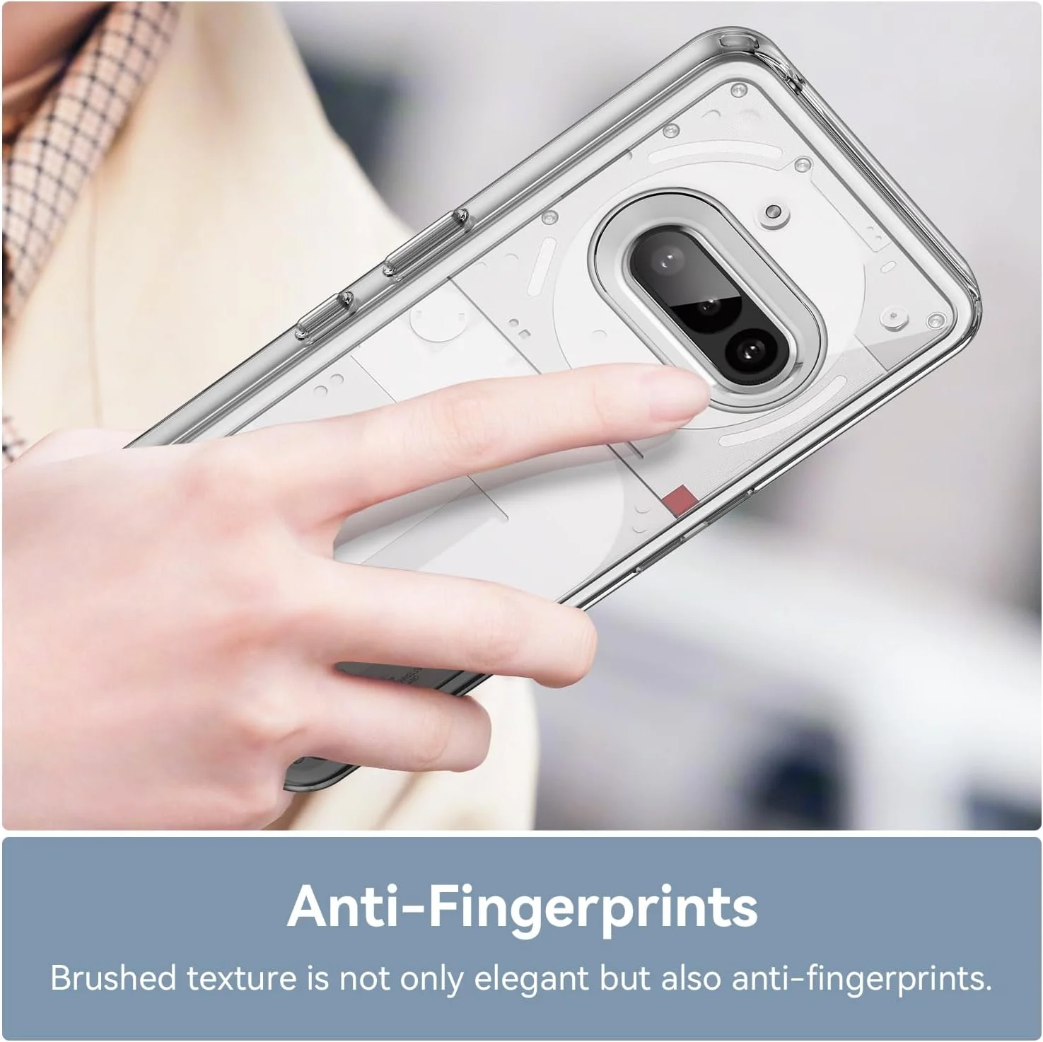 قاب محافظ TailTech برای Nothing Phone 3a، قاب گوشی آکریلیک شفاف، کاور برای Nothing 3a، شفاف قاب محافظ TailTech برای Nothing Phone 3a، قاب گوشی آکریلیک شفاف، کاور برای Nothing 3a، شفاف