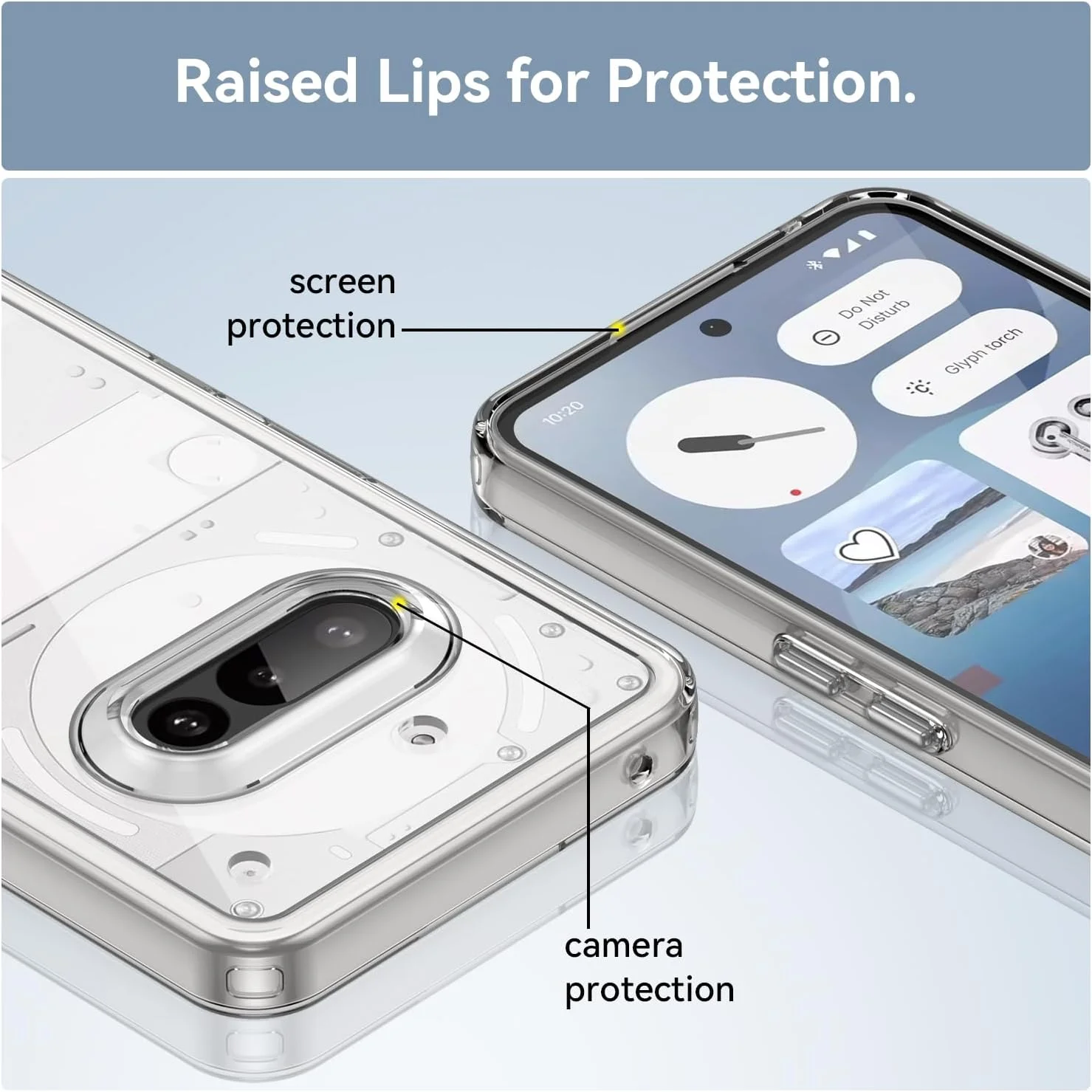 قاب محافظ TailTech برای Nothing Phone 3a، قاب گوشی آکریلیک شفاف، کاور برای Nothing 3a، شفاف قاب محافظ TailTech برای Nothing Phone 3a، قاب گوشی آکریلیک شفاف، کاور برای Nothing 3a، شفاف