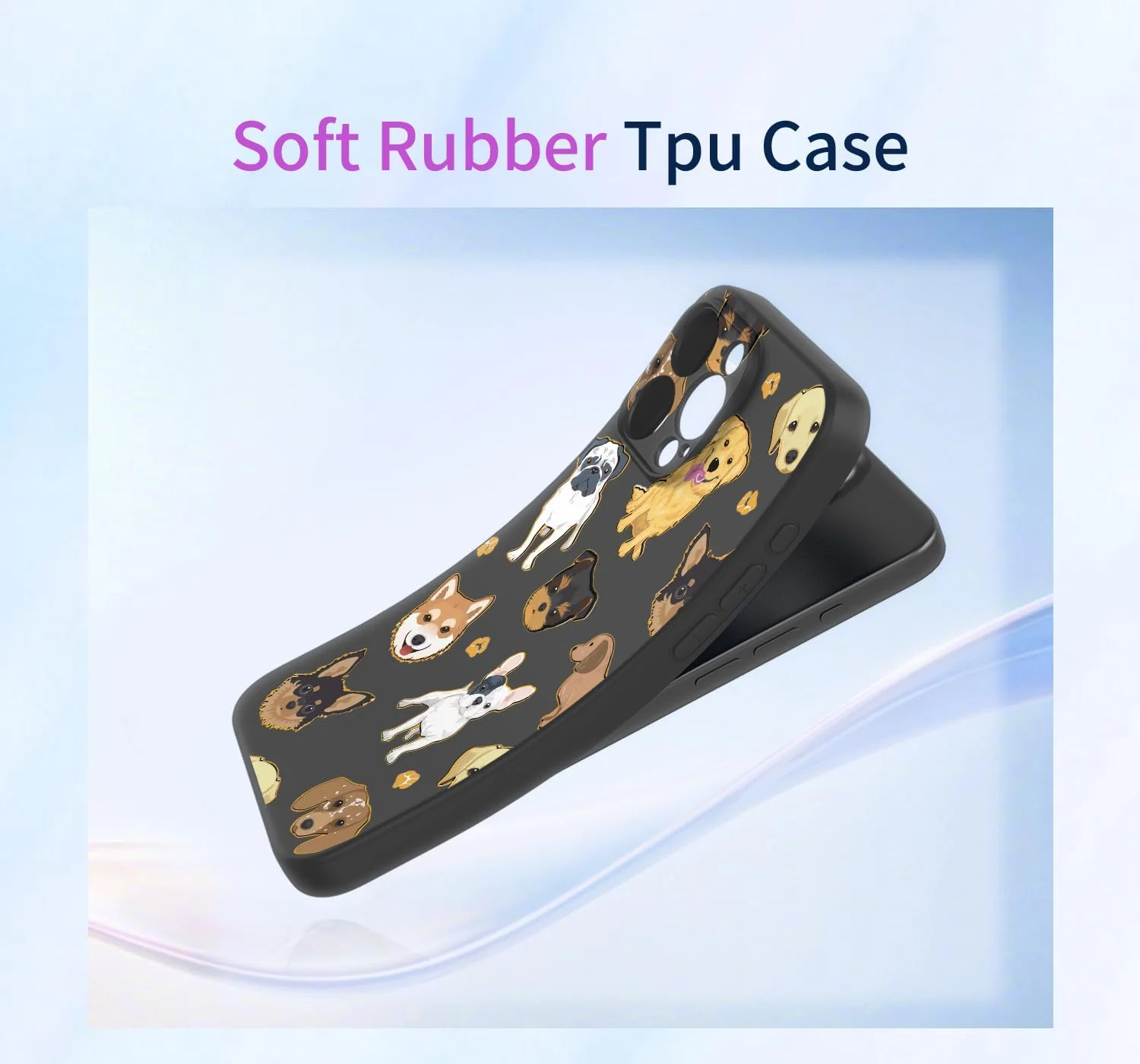 قاب گوشی برای ناتینگ فون 1، قاب محافظ ناتینگ فون وان A063، قاب نرم و انعطاف پذیر TPU با طرح سگ برای ناتینگ فون 1، سگ مشکی قاب گوشی برای ناتینگ فون 1، قاب محافظ ناتینگ فون وان A063، قاب نرم و انعطاف پذیر TPU با طرح سگ برای ناتینگ فون 1، سگ مشکی