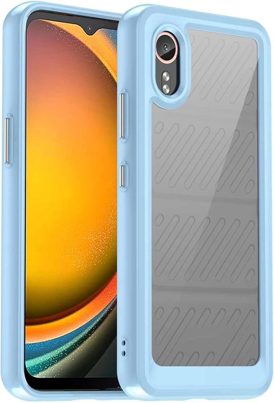 قاب محافظ گوشی ناتینگ فون 1 YKNIUFLY، محافظت کامل، شفاف، TPU سخت، ضد ضربه، قاب محافظ برای گوشی ناتینگ فون 1. (آبی)