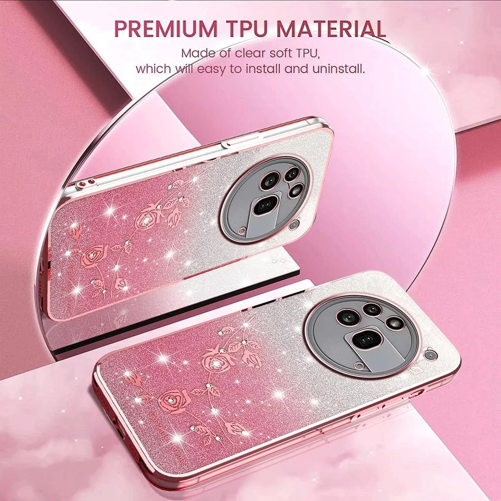 کاور گوشی ناتینگ فون (3a) پرو برند SEAHAI، رنگ градиент، طرح گل زیبا و شیک، سیلیکونی نرم، طراحی دخترانه، فوق العاده نازک، ضد ضربه، بامپر TPU – صورتی کاور گوشی ناتینگ فون (3a) پرو برند SEAHAI، رنگ градиент، طرح گل زیبا و شیک، سیلیکونی نرم، طراحی دخترانه، فوق العاده نازک، ضد ضربه، بامپر TPU – صورتی