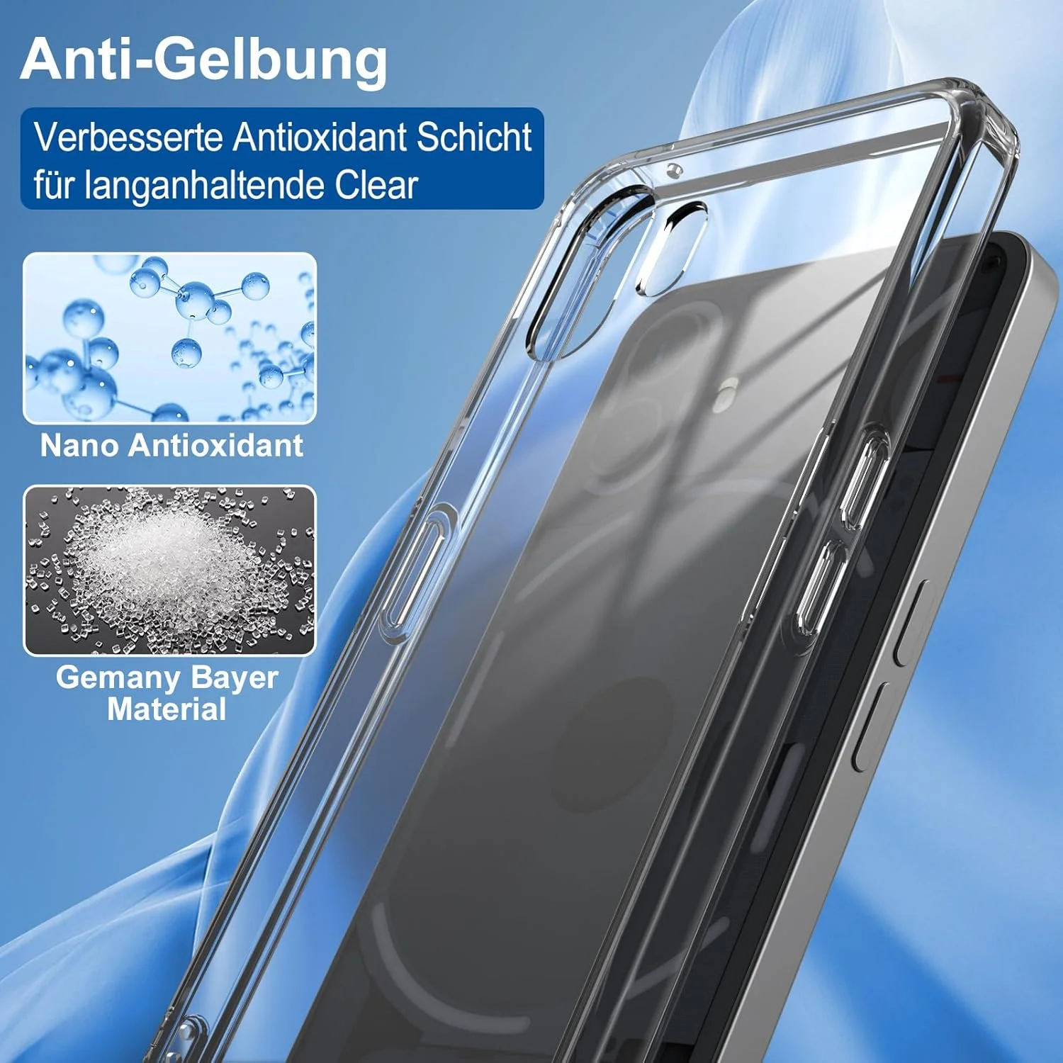 قاب سخت شفاف YESARMOR برای ناتینگ فون 2، ضد زردی، ضد ضربه، ضد خش، پشت PC سخت، پوشش محافظ مات نیمه شفاف گوشی قاب سخت شفاف YESARMOR برای ناتینگ فون 2، ضد زردی، ضد ضربه، ضد خش، پشت PC سخت، پوشش محافظ مات نیمه شفاف گوشی