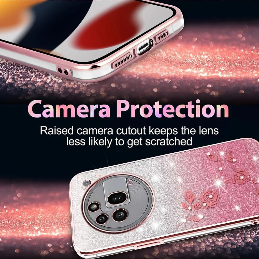 کاور گوشی ناتینگ فون (3a) پرو برند SEAHAI، رنگ градиент، طرح گل زیبا و شیک، سیلیکونی نرم، طراحی دخترانه، فوق العاده نازک، ضد ضربه، بامپر TPU – صورتی کاور گوشی ناتینگ فون (3a) پرو برند SEAHAI، رنگ градиент، طرح گل زیبا و شیک، سیلیکونی نرم، طراحی دخترانه، فوق العاده نازک، ضد ضربه، بامپر TPU – صورتی