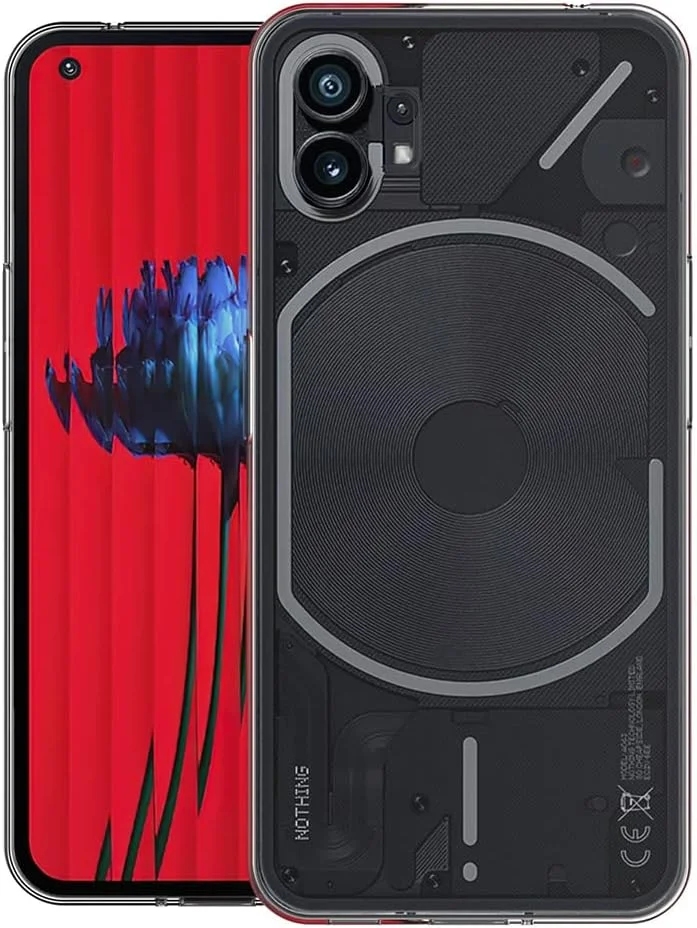 کاور سیلیکونی شفاف سازگار با ناتینگ فون 1 5G، محافظ بامپر کاور سیلیکونی شفاف سازگار با ناتینگ فون 1 5G، محافظ بامپر