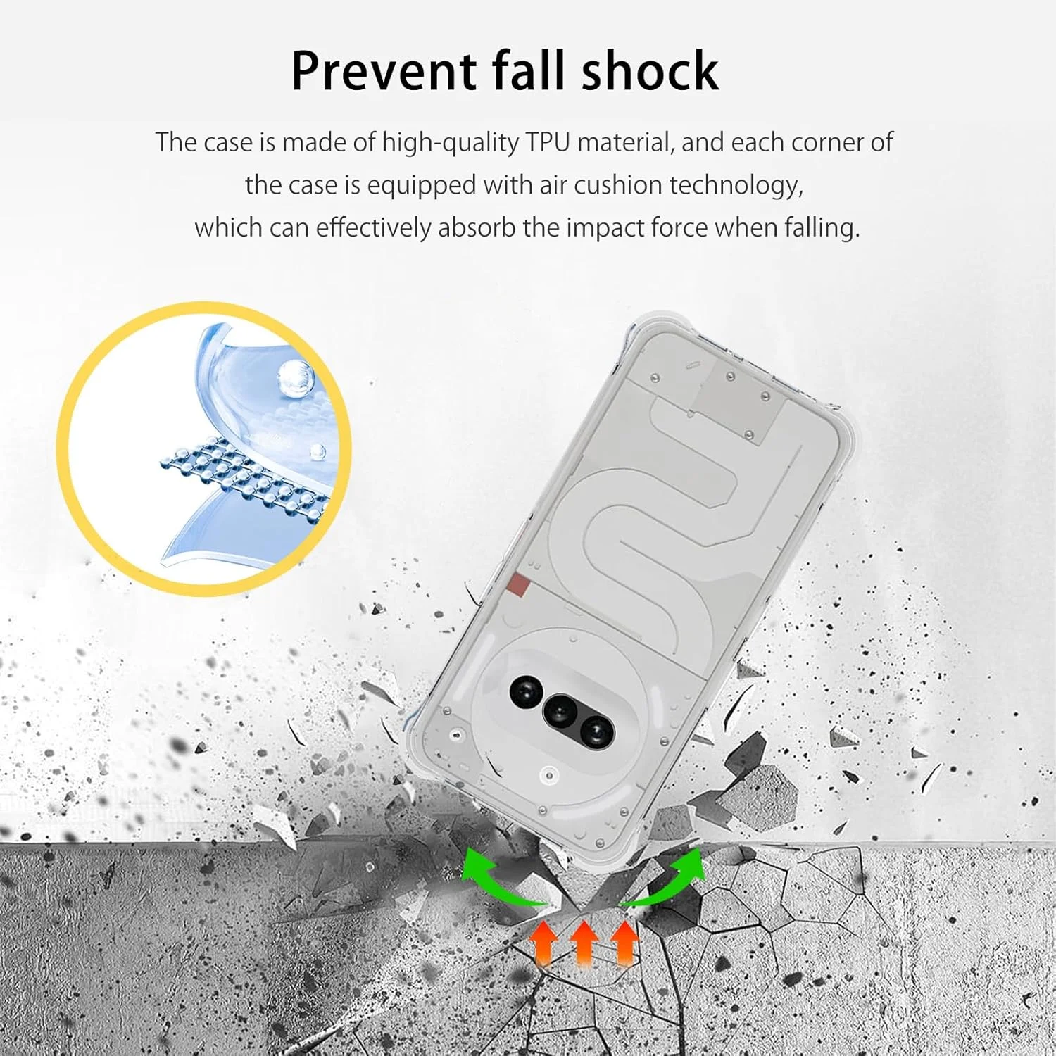 قاب محافظ نوکاجو برای ناتینگ فون (3a)، کاور محافظ گوشی، قاب محافظ TPU، عملکرد استند، براکت قابل تنظیم، کاور محافظ برای ناتینگ فون 3a (شفاف) قاب محافظ نوکاجو برای ناتینگ فون (3a)، کاور محافظ گوشی، قاب محافظ TPU، عملکرد استند، براکت قابل تنظیم، کاور محافظ برای ناتینگ فون 3a (شفاف)