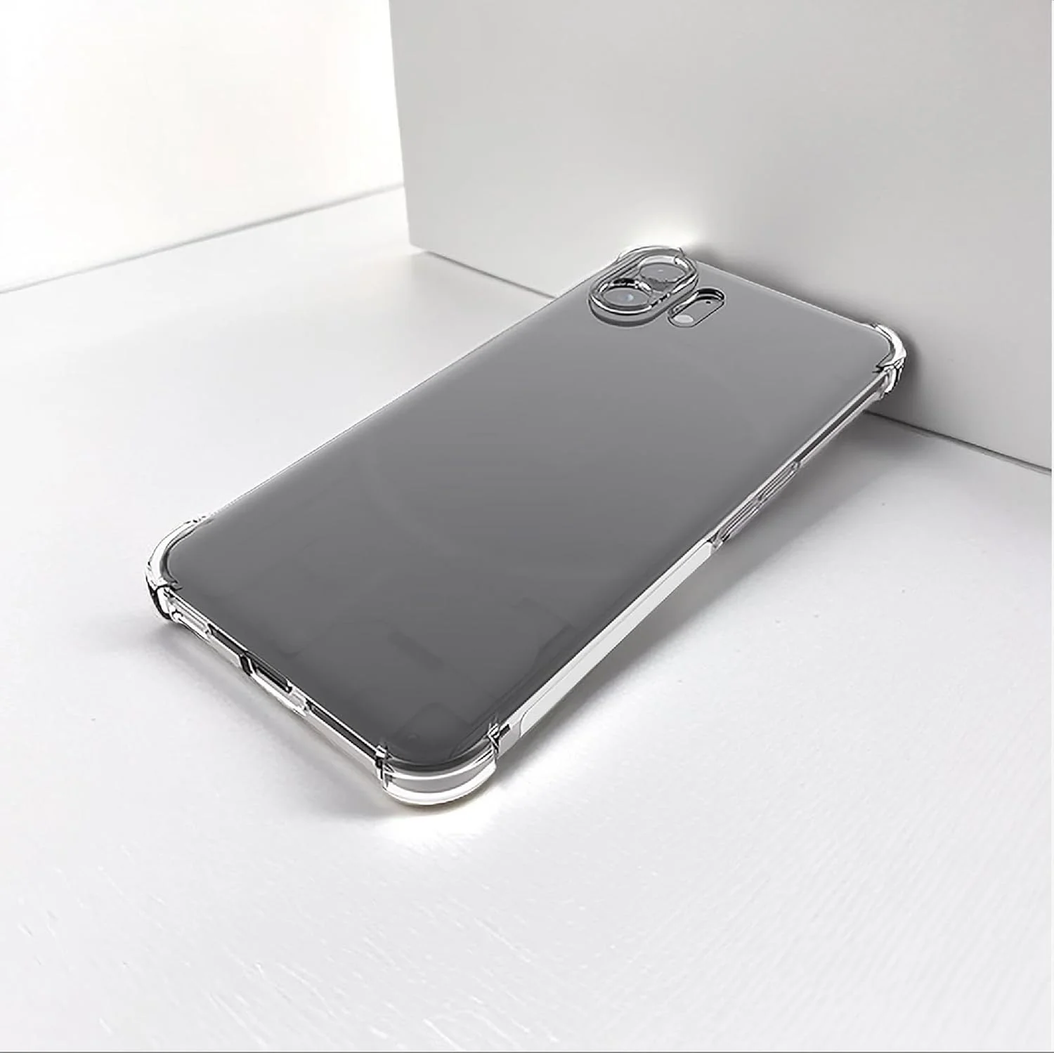 کاور ژیوپوی مناسب برای ناتینگ فون 2، کاور نرم و شفاف، [ضد ضربه] [ضد خش] مناسب برای ناتینگ فون 2 - شفاف 2