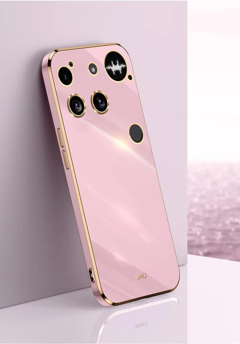 قاب محافظ گوشی ناتینگ فون (3) هاویه، روکش TPU سیلیکونی باریک و انعطاف پذیر با روکش آبکاری شده، ضد خش و مقاوم در برابر ضربه. بنفش