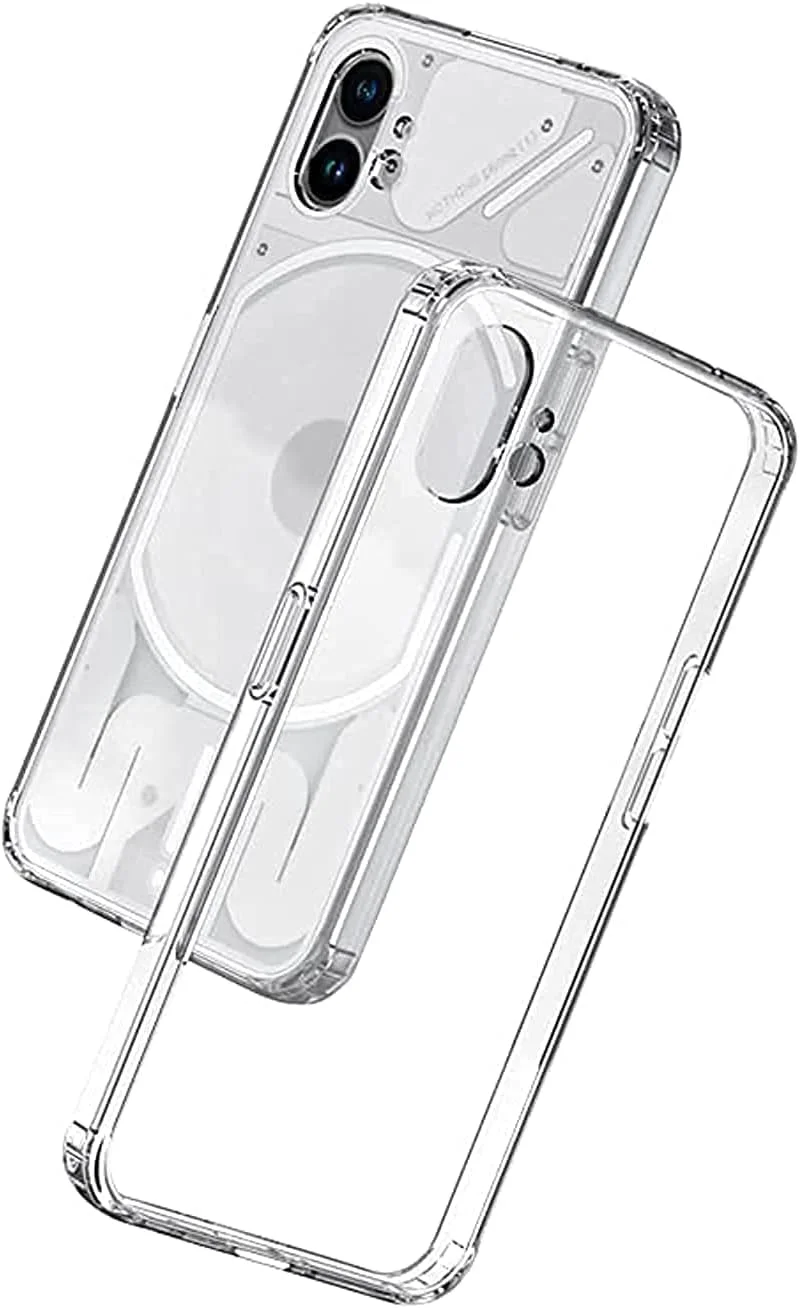 قاب محافظ فوق العاده باریک و نرم برای تلفن ناتینگ (1)، پوشش شفاف ضد خش، محافظت سبک وزن برای تلفن ناتینگ (1)، شفاف و بادوام، قاب تلفن باریک