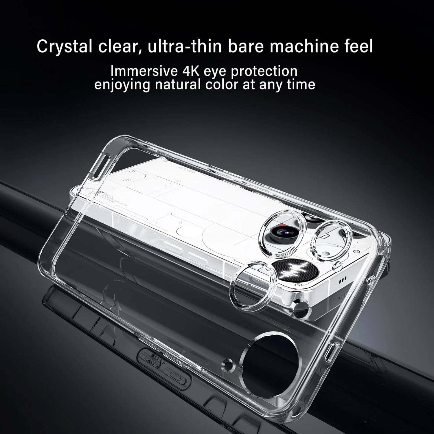 کاور شفاف گوشی ناتینگ فون (3) - کاور TPU نرم و باریک (شفاف) کاور شفاف گوشی ناتینگ فون (3) - کاور TPU نرم و باریک (شفاف)