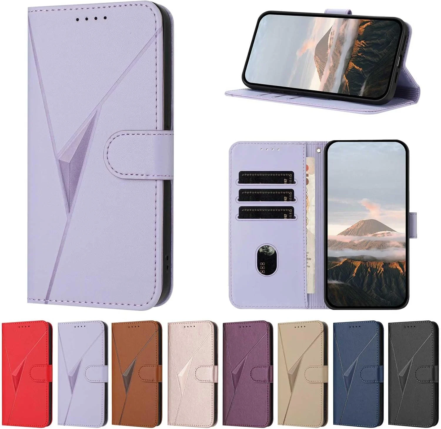 کیف چرمی لوکس HAOYE برای ناتینگ فون (3) - کاور کیف پول با قفل مغناطیسی و استند چند زاویه ای و محافظت عالی - طلایی کیف چرمی لوکس HAOYE برای ناتینگ فون (3) - کاور کیف پول با قفل مغناطیسی و استند چند زاویه ای و محافظت عالی - طلایی