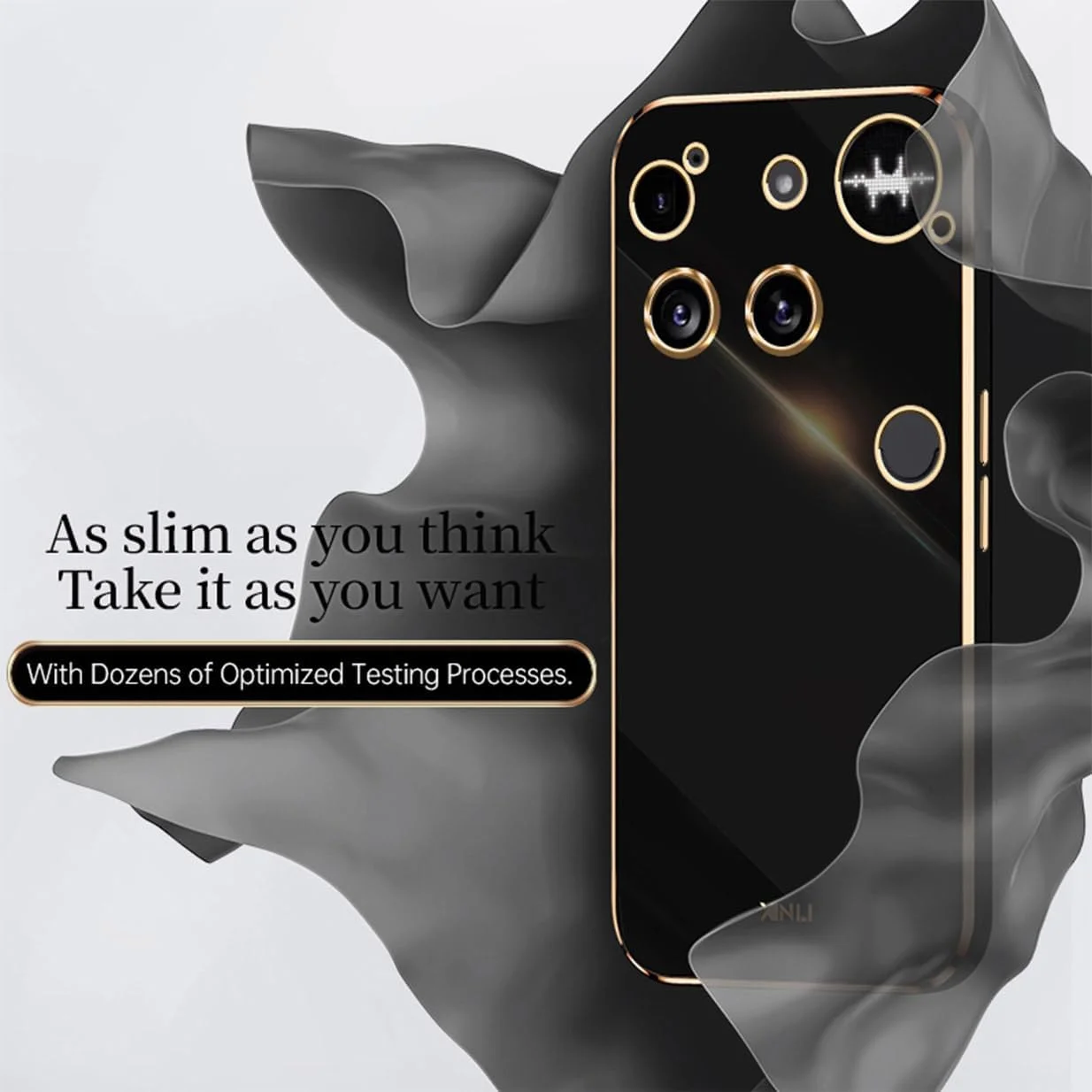 قاب محافظ گوشی ناتینگ فون (3) 5G، پوشش محافظ فوق العاده نازک و ضد ضربه با طراحی آبکاری شده، سپر TPU ممتاز و پوشش سیلیکونی نرم، شیک و بادوام. (صورتی)