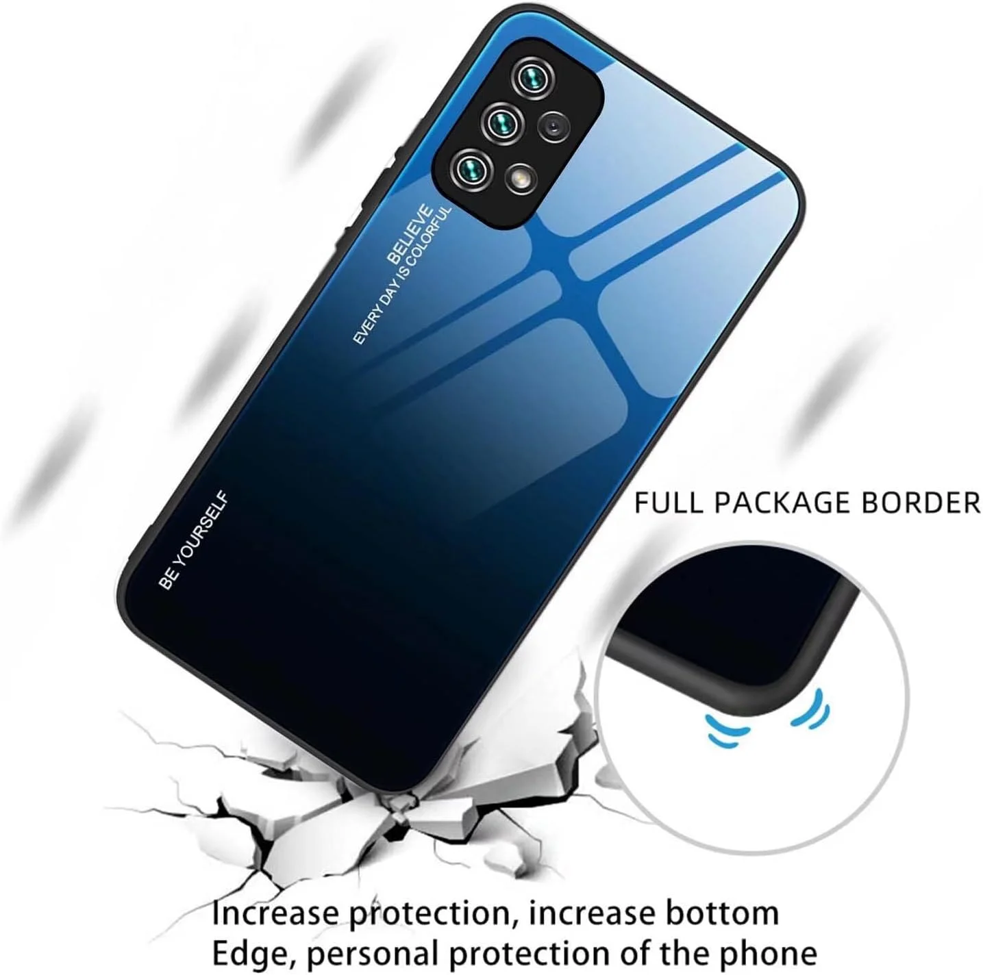 قاب محافظ گوشی ایلینگ مناسب برای ناتینگ فون (3a) پرو، بسیار نازک، رنگ градиент زیبا، ضد خش، ضد ضربه، دارای پوشش پشتی شیشه ای سخت و مقاوم، قاب دور سیلیکونی نرم TPU (آبی زیبا) قاب محافظ گوشی ایلینگ مناسب برای ناتینگ فون (3a) پرو، بسیار نازک، رنگ градиент زیبا، ضد خش، ضد ضربه، دارای پوشش پشتی شیشه ای سخت و مقاوم، قاب دور سیلیکونی نرم TPU (آبی زیبا)