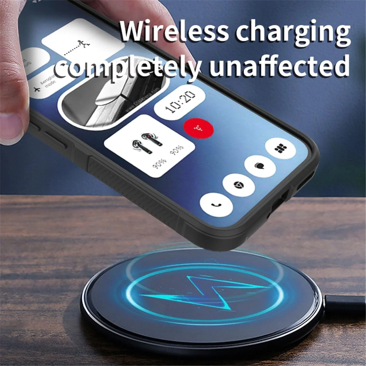 قاب سیلیکونی بایفو سازگار با ناتینگ فون (2a)، قاب نرم ضد ضربه برای ناتینگ فون (2A)-10 قاب سیلیکونی بایفو سازگار با ناتینگ فون (2a)، قاب نرم ضد ضربه برای ناتینگ فون (2A)-10