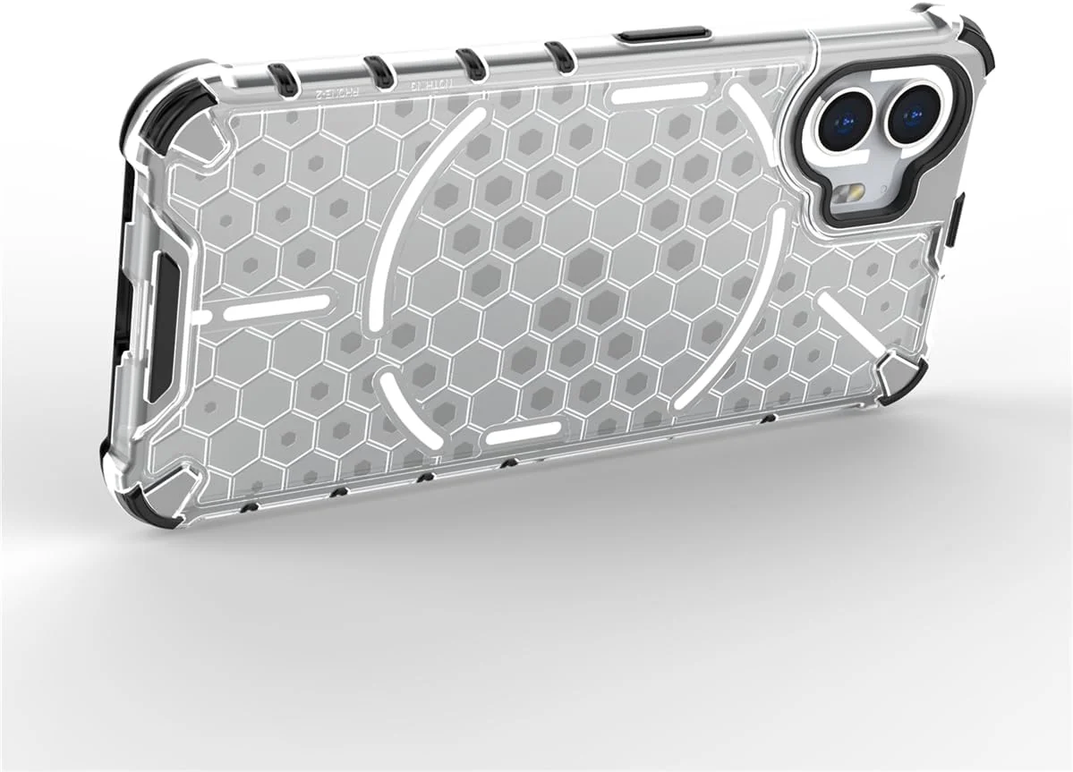 قاب مات برای ناتینگ فون (2)، ضد اثر انگشت، ضد ضربه، پوشش پشتی نیمه شفاف مات برای ناتینگ فون (2) - سبز