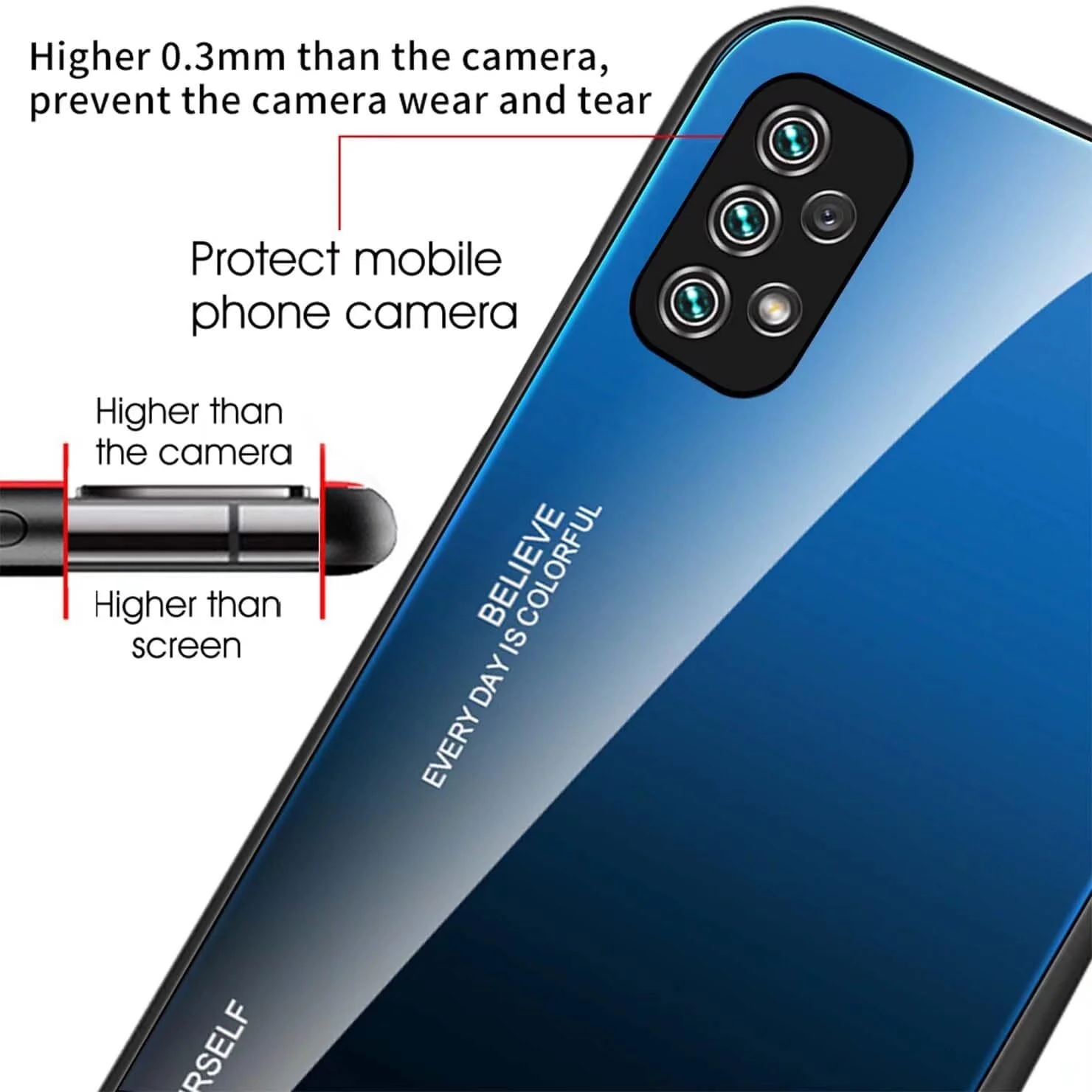کاور محافظ گوشی ناتینگ فون (3a)، فوق العاده نازک، رنگ گرادیانی زیبا، ضد خش، پشت شیشه ای سخت حرارت دیده + فیت نرم با حاشیه TPU سیلیکونی، ضد ضربه (آبی زیبا) کاور محافظ گوشی ناتینگ فون (3a)، فوق العاده نازک، رنگ گرادیانی زیبا، ضد خش، پشت شیشه ای سخت حرارت دیده + فیت نرم با حاشیه TPU سیلیکونی، ضد ضربه (آبی زیبا)