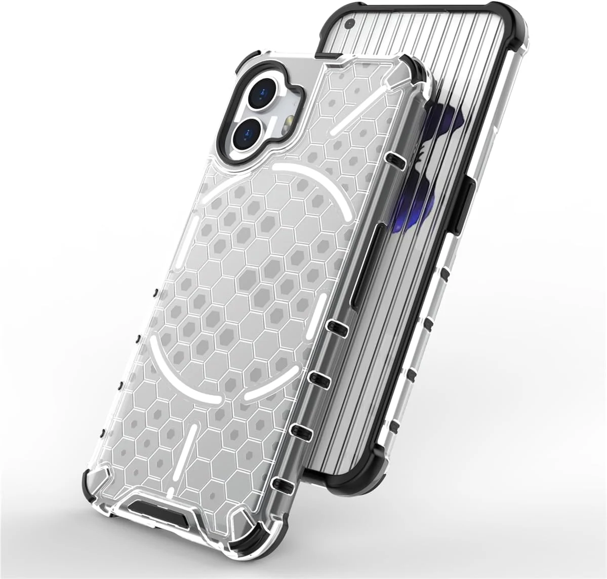 قاب مات برای ناتینگ فون (2)، ضد اثر انگشت، ضد ضربه، پوشش پشتی نیمه شفاف مات برای ناتینگ فون (2) - سبز