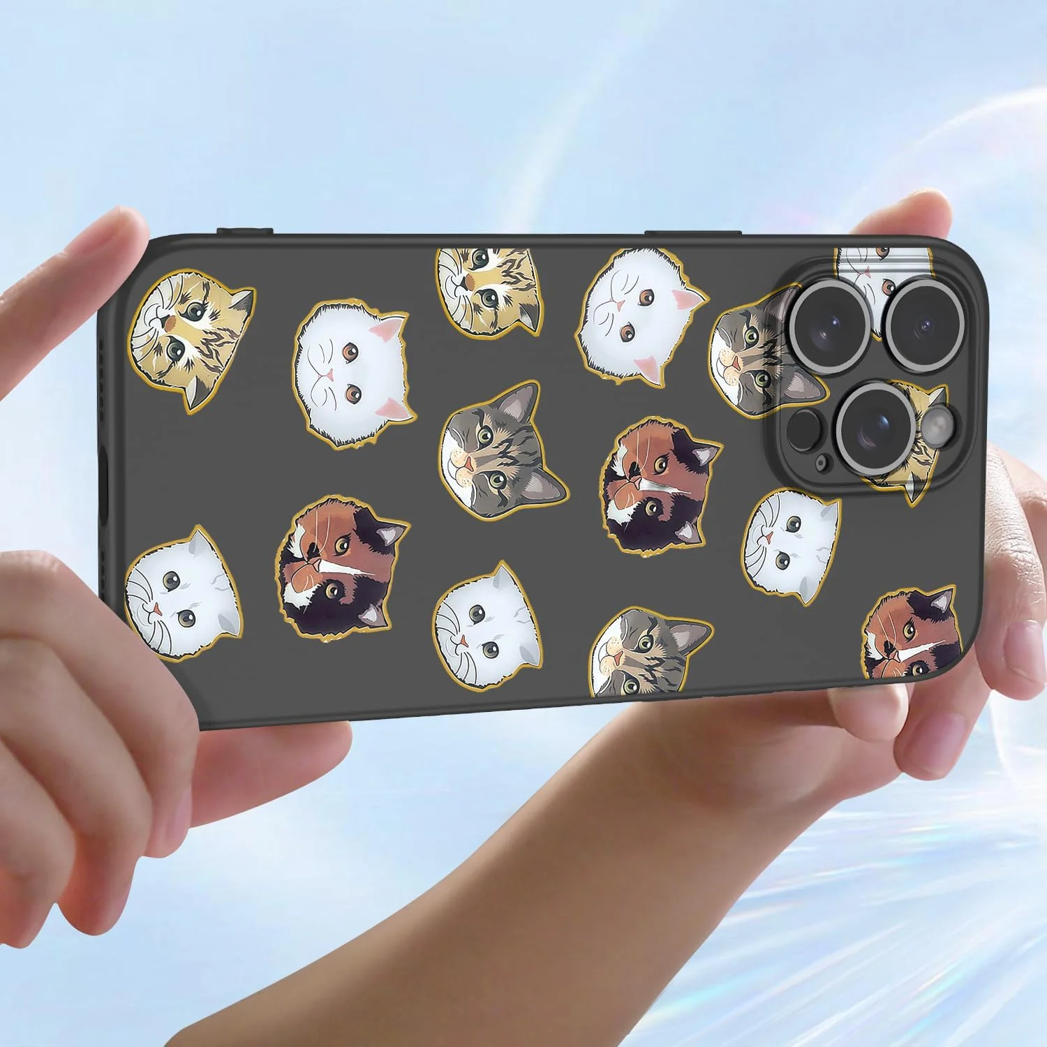 قاب گوشی KOARWVC برای گوشی ناتینگ فون 2، طرح گربه بامزه، محافظ باریک، کاور نرم TPU برای گوشی ناتینگ فون 2 - گربه سیاه قاب گوشی KOARWVC برای گوشی ناتینگ فون 2، طرح گربه بامزه، محافظ باریک، کاور نرم TPU برای گوشی ناتینگ فون 2 - گربه سیاه