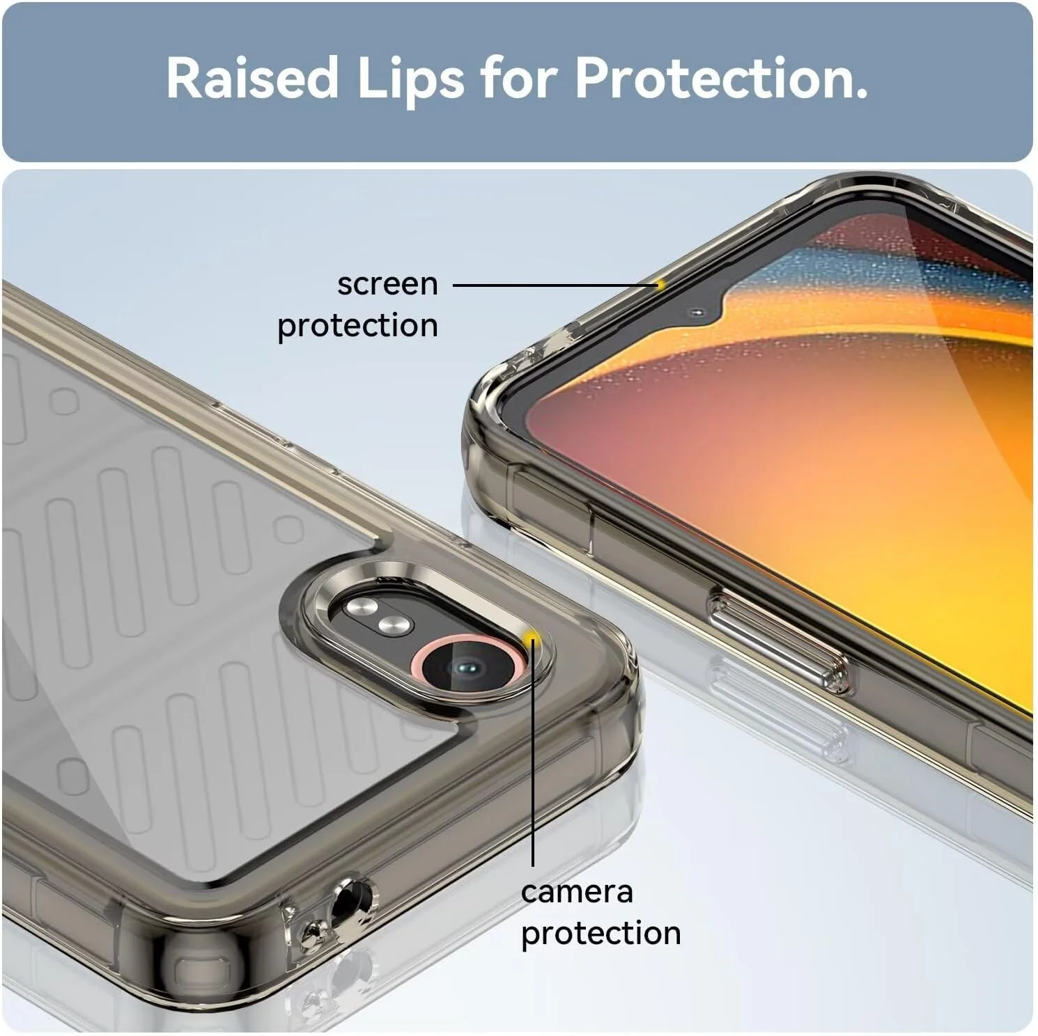 کاور محافظ گوشی رانتو مناسب برای ناتینگ فون 2، PC سخت، ضد خش، سبک وزن، شفاف، پوشش محافظ برای ناتینگ فون 2 (خاکستری شفاف)