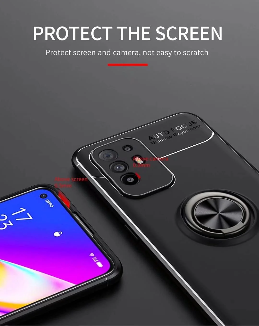 قاب محافظ گوشی ناتینگ فون ۱، TPU نرم، مقاوم در برابر خراش، دارای حلقه چرخان ۳۶۰ درجه، کاور گوشی ناتینگ فون ۱. (مشکی + آبی) قاب محافظ گوشی ناتینگ فون ۱، TPU نرم، مقاوم در برابر خراش، دارای حلقه چرخان ۳۶۰ درجه، کاور گوشی ناتینگ فون ۱. (مشکی + آبی)