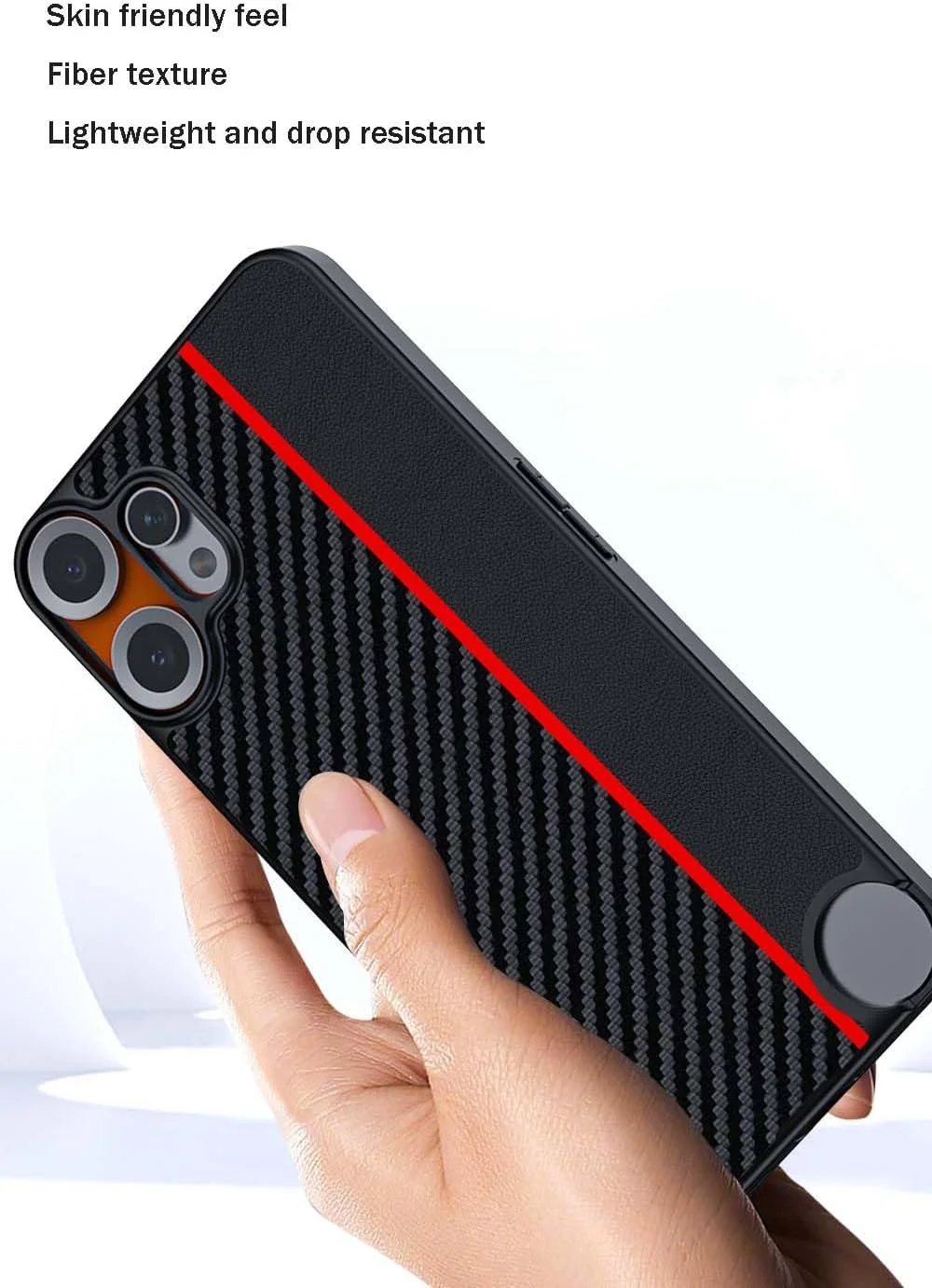 قاب گوشی OIATROE برای Nothing CMF Phone 2 Pro، [دفع حرارت] [ضد اثر انگشت] [محافظت از دوربین پشتی] قاب فوق سبک وزن با پوشش مات برای Nothing CMF Phone 2 Pro - نارنجی