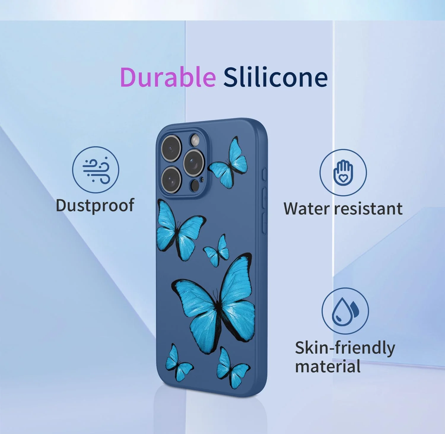 قاب گوشی برای ناتینگ فون 3a Pro مدل A059P با طرح پروانه زیبا، محافظ باریک و نرم TPU برای گوشی ناتینگ فون 3a Pro - پروانه آبی قاب گوشی برای ناتینگ فون 3a Pro مدل A059P با طرح پروانه زیبا، محافظ باریک و نرم TPU برای گوشی ناتینگ فون 3a Pro - پروانه آبی