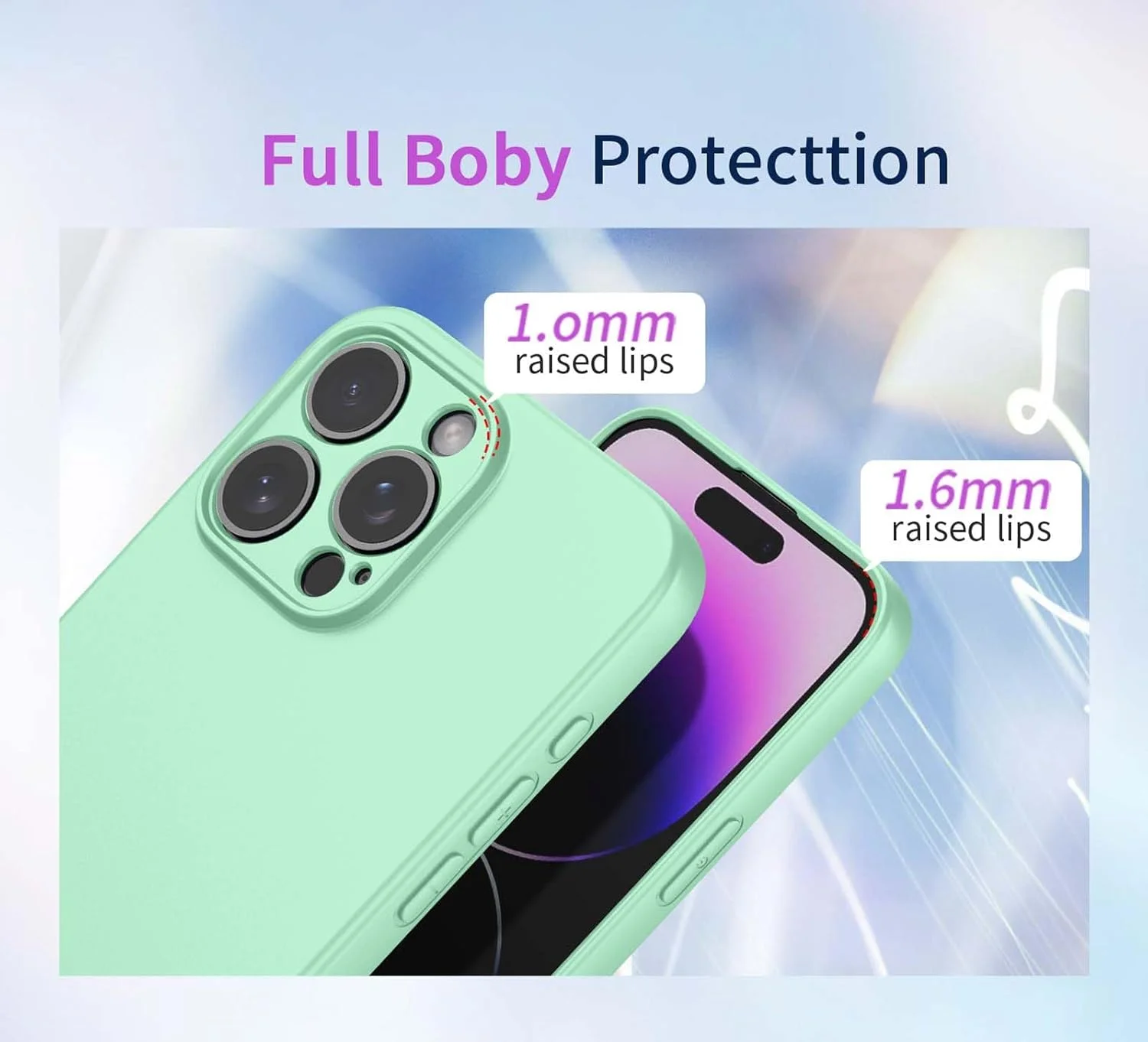 قاب محافظ گوشی ناتینگ فون (3)، باریک، ضد لغزش، انعطاف پذیر، TPU نرم، جذب شوک، پوشش داخلی نرم، سپر محافظ - سبز روشن