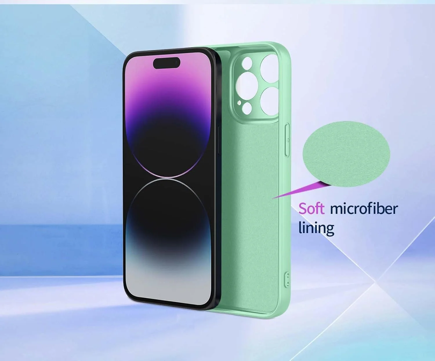 قاب محافظ گوشی ناتینگ فون (3)، باریک، ضد لغزش، انعطاف پذیر، TPU نرم، جذب شوک، پوشش داخلی نرم، سپر محافظ - سبز روشن