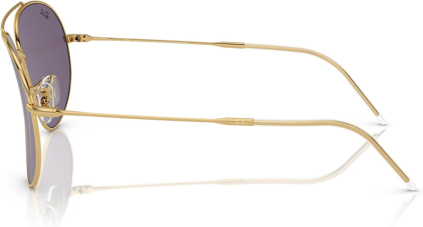 عینک آفتابی خلبانی مربعی معکوس 0RBR0101S ری-بن، مدل آریستا/بنفش، مناسب برای آقایان و بانوان