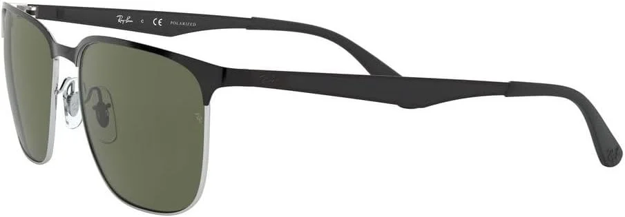 عینک آفتابی مردانه ری-بن مدل RB 3569، مشکی/سبز کلاسیک، سایز 59 میلی متر